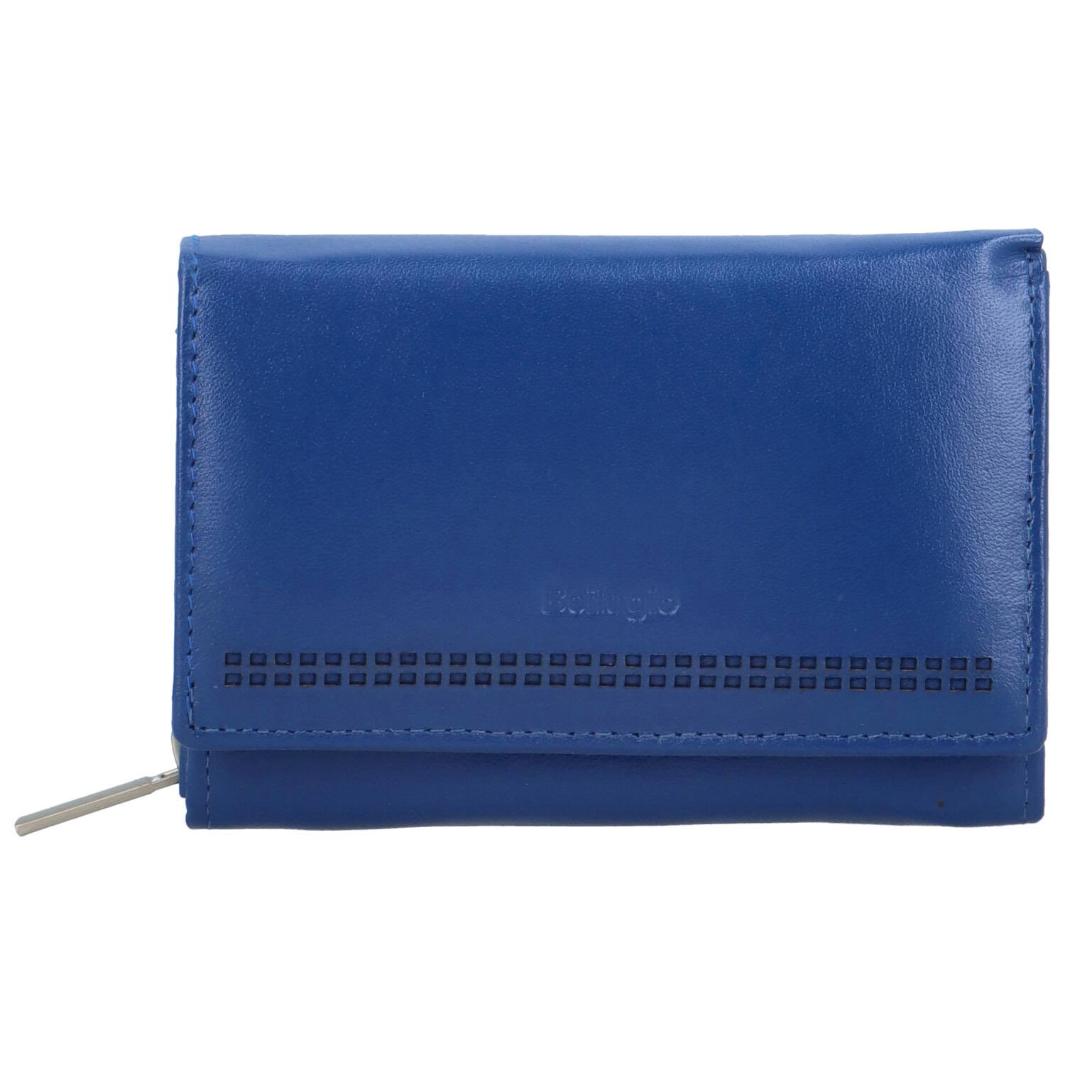 Levně Dámská kožená peněženka modrá - Bellugio Chiarana