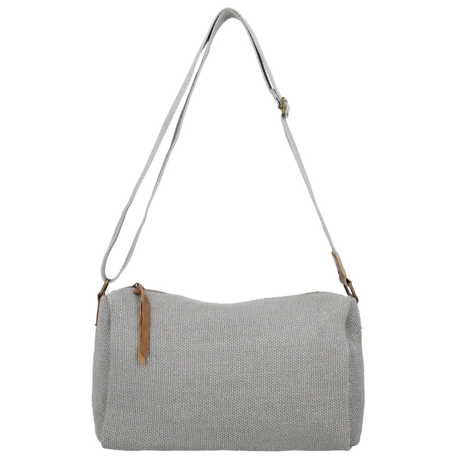 Dámská crossbody kabelka šedá - Paolo bags Lajana
