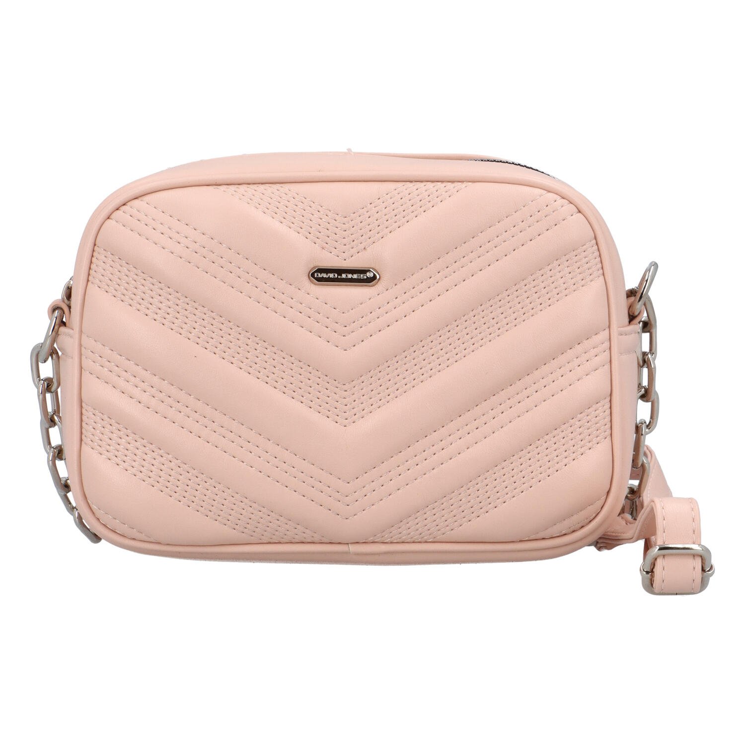 Dámská crossbody kabelka světle růžová - David Jones Diane růžová
