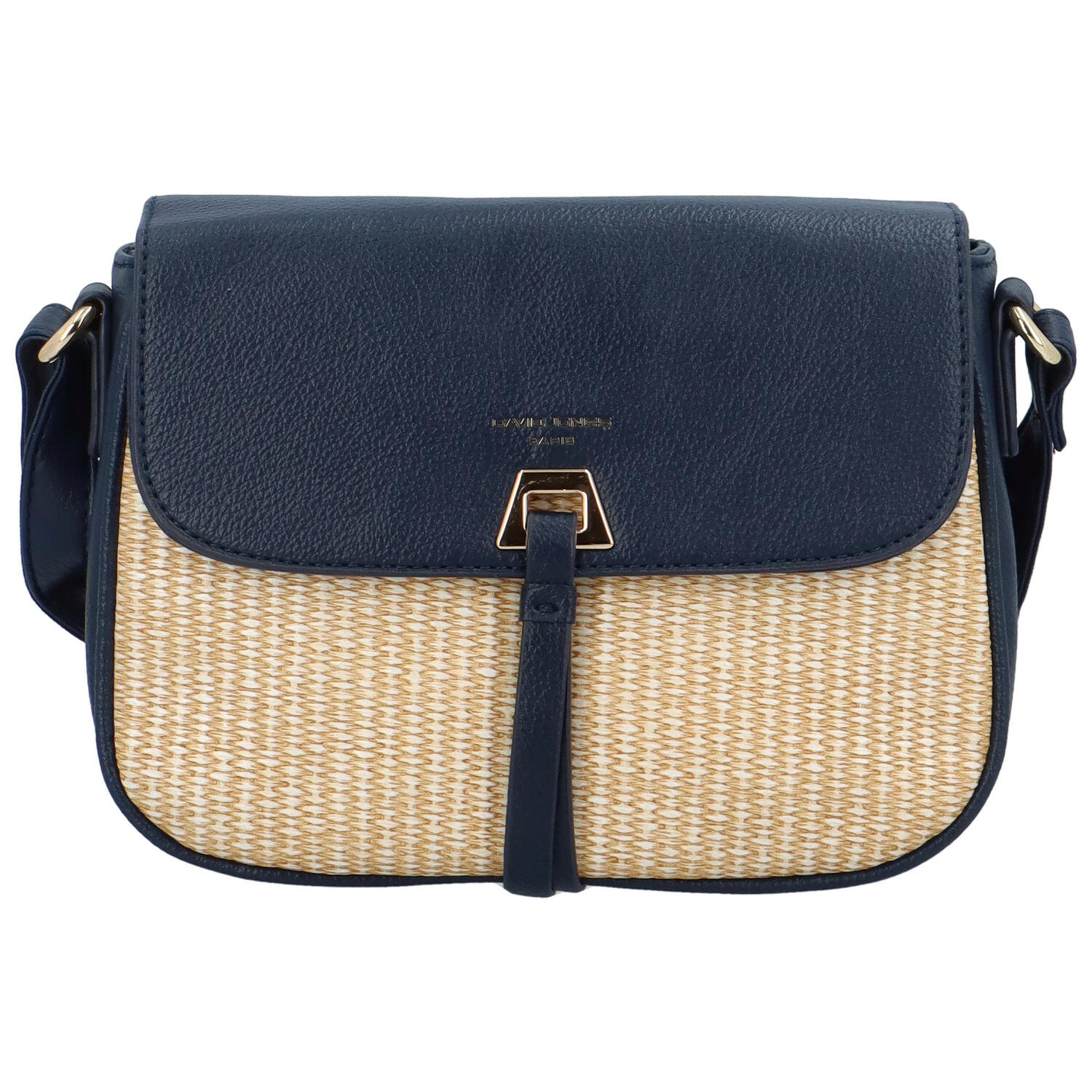 Levně Dámská crossbody kabelka tmavě modrá - David Jones Flou