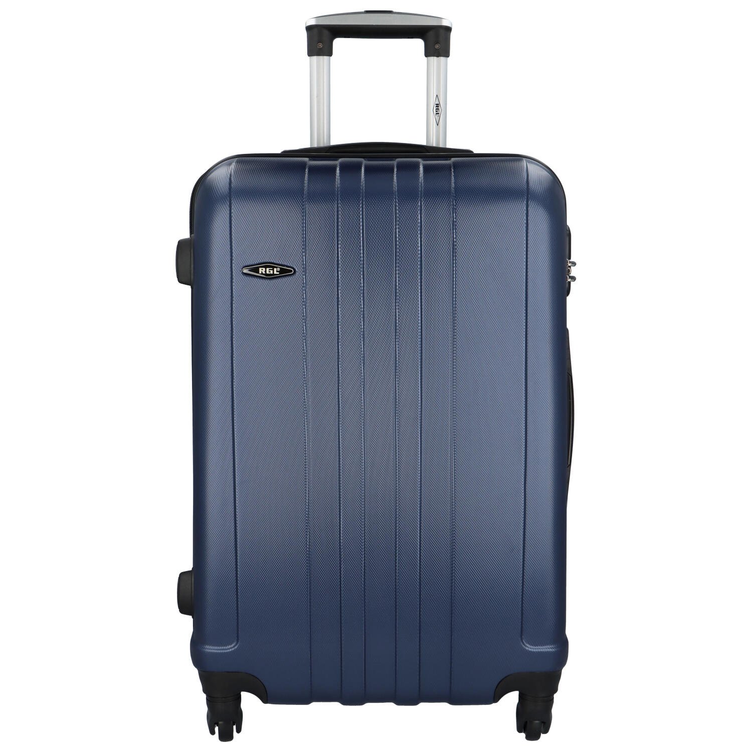 Skořepinový cestovní kufr tmavě modrý - RGL Blant M tmavě modrá