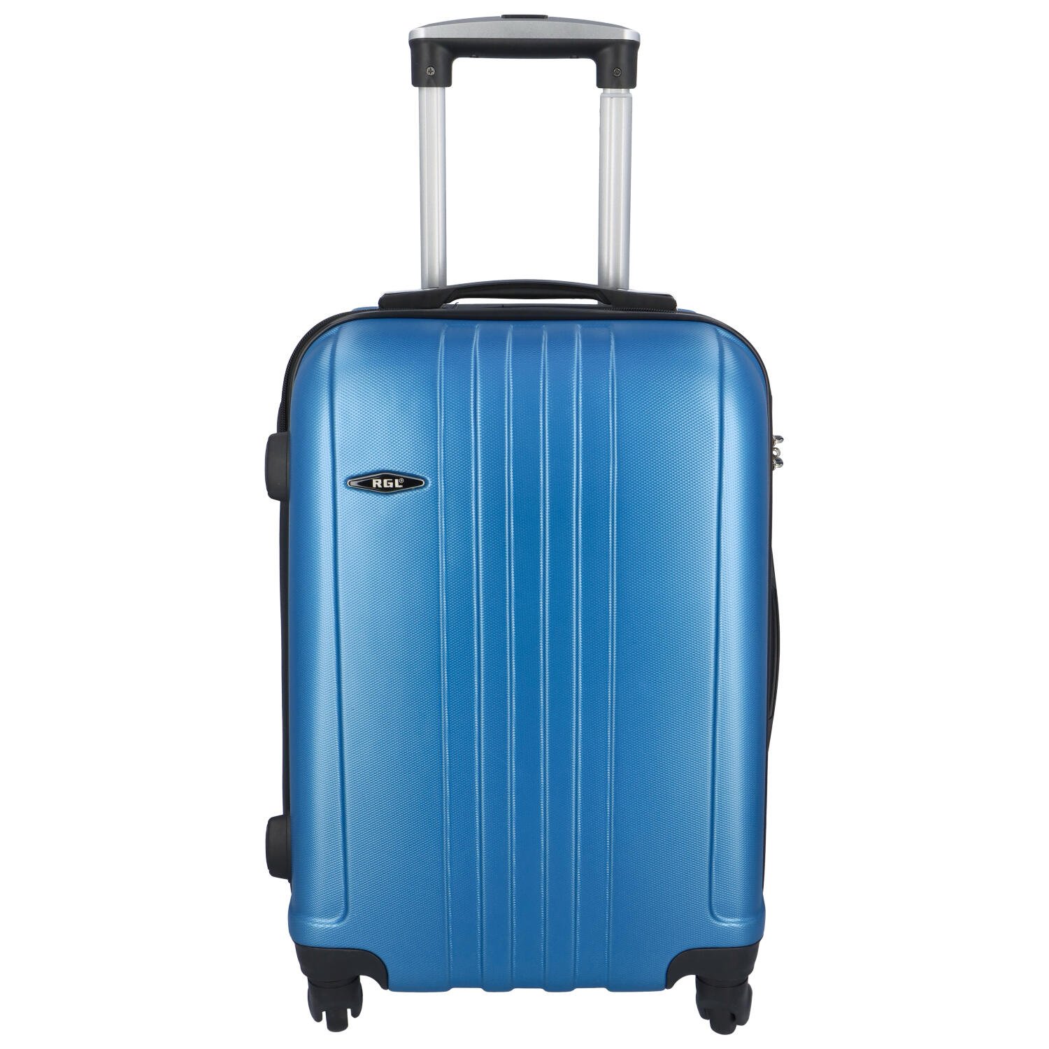 Levně Skořepinový cestovní kufr modrý - RGL Blant XS