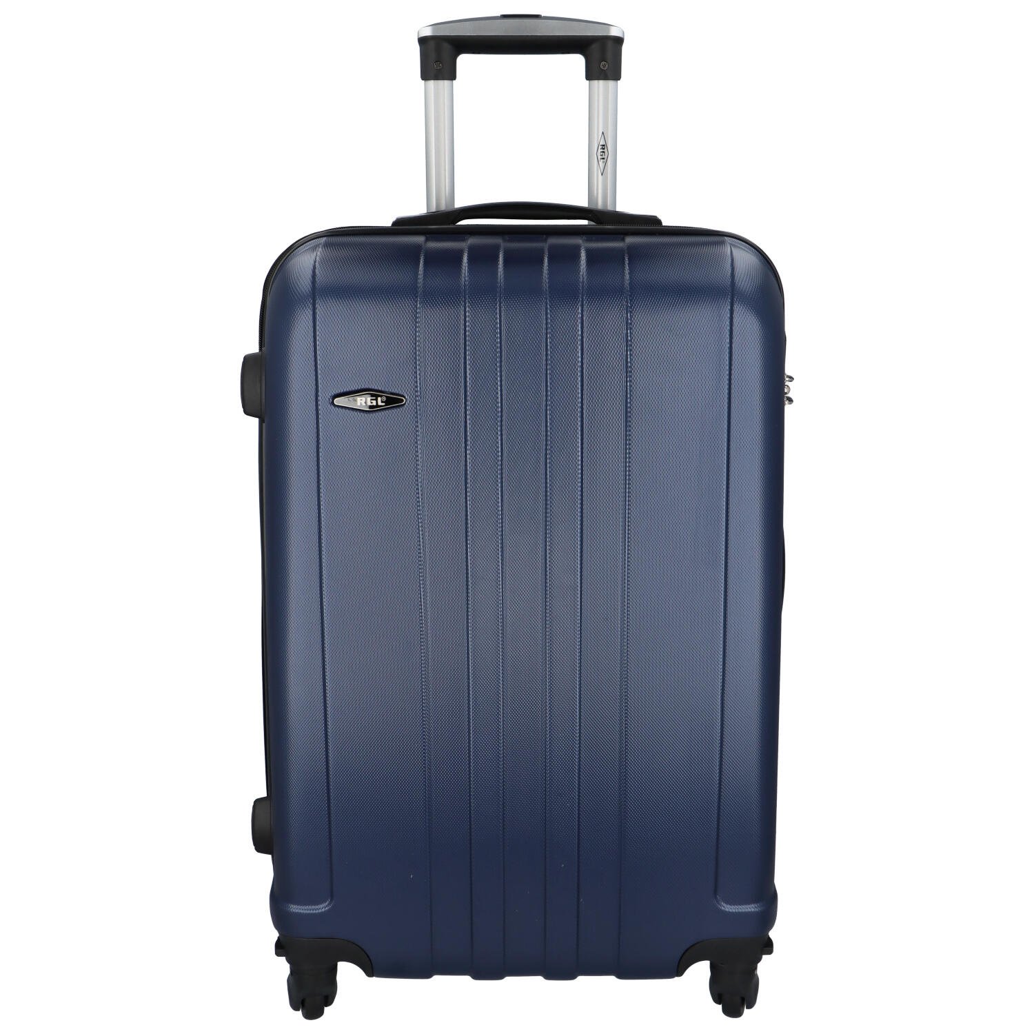 Levně Skořepinový cestovní kufr tmavě modrý 4 - RGL Blant S