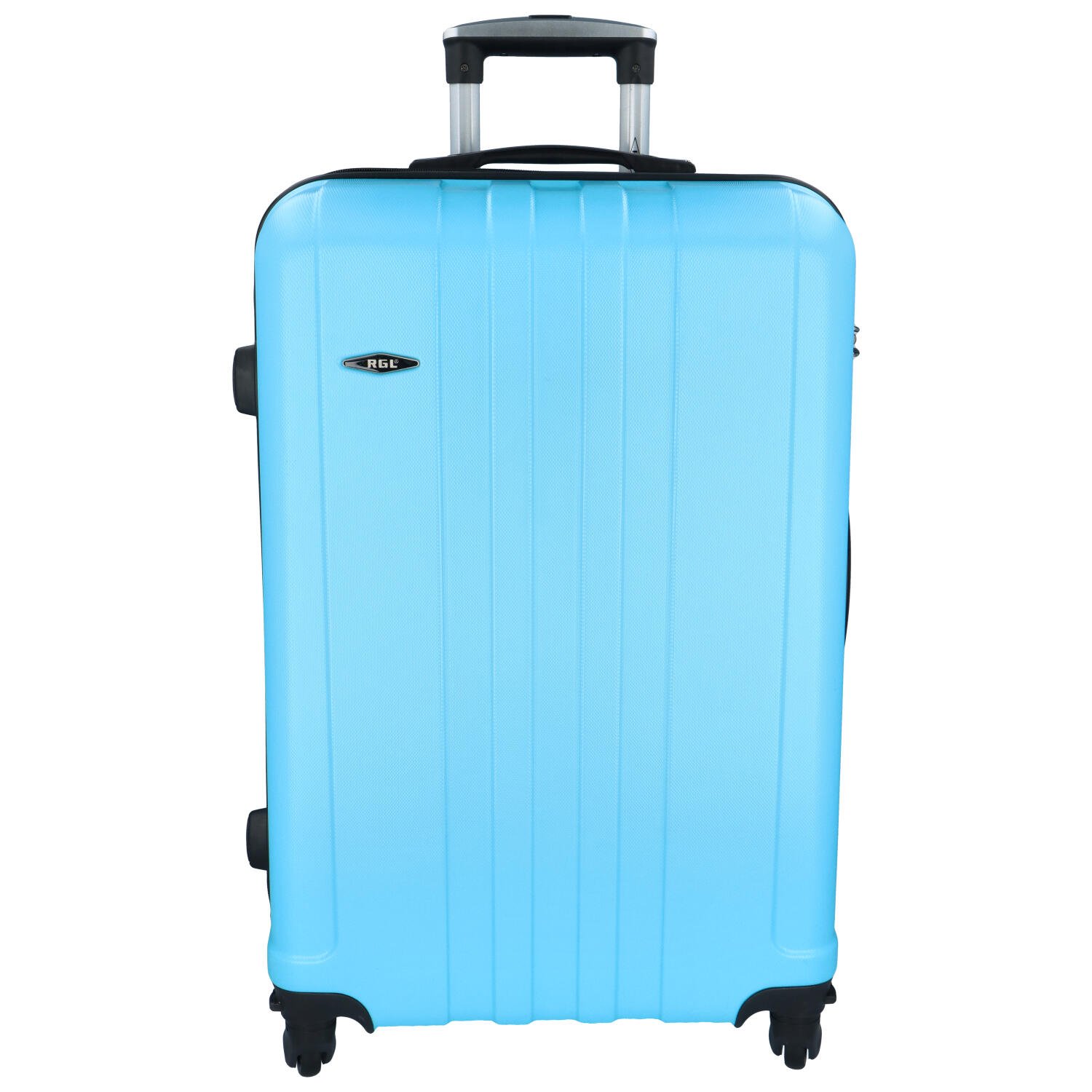 Levně Skořepinový cestovní kufr světle modrý - RGL Blant L
