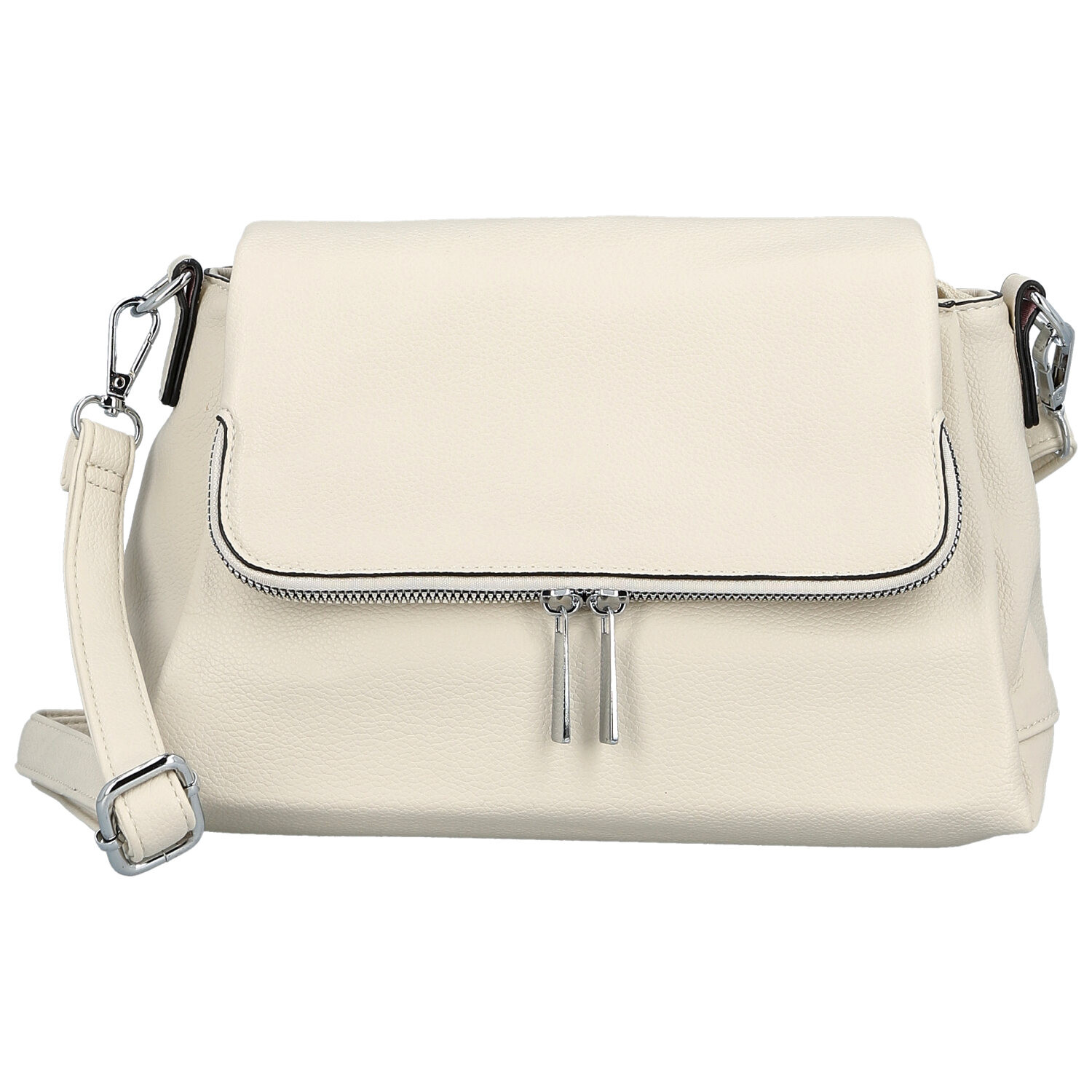 Dámská crossbody kabelka krémová - Firenze Naima