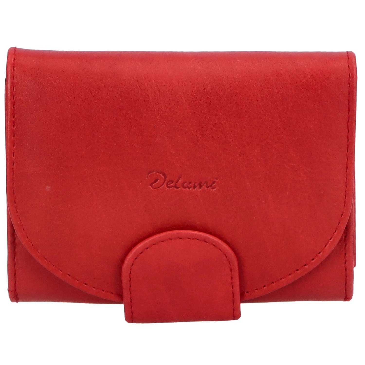 Levně Dámská kožená peněženka červená - Delami Erlene
