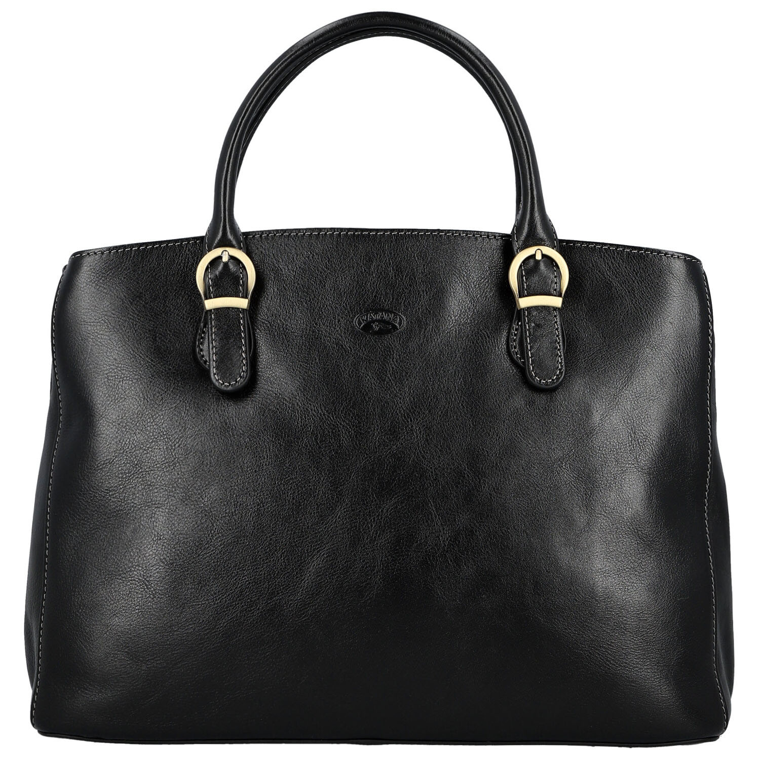 Dámská kožená kabelka do ruky černá - Katana Siara