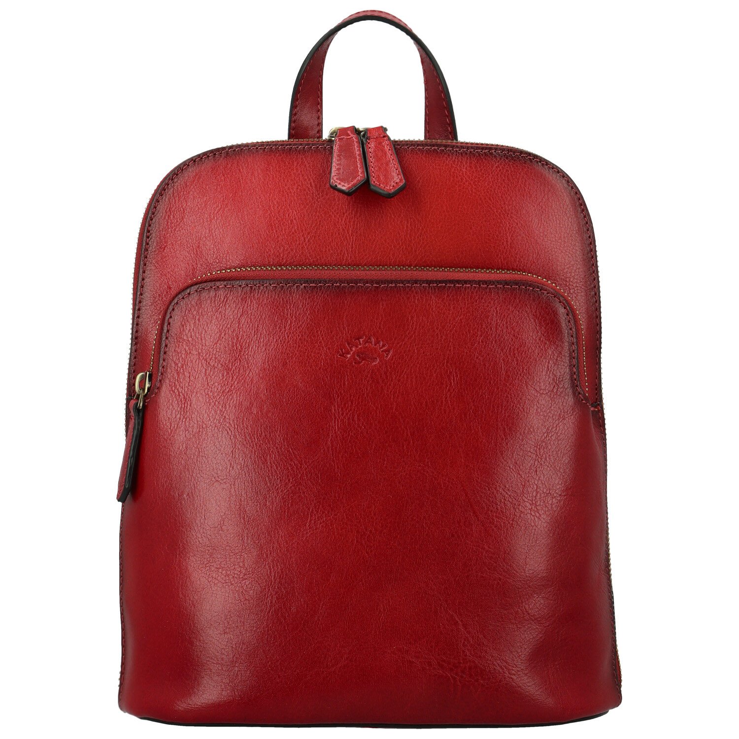 Dámský kožený batoh vínový - Katana Naira