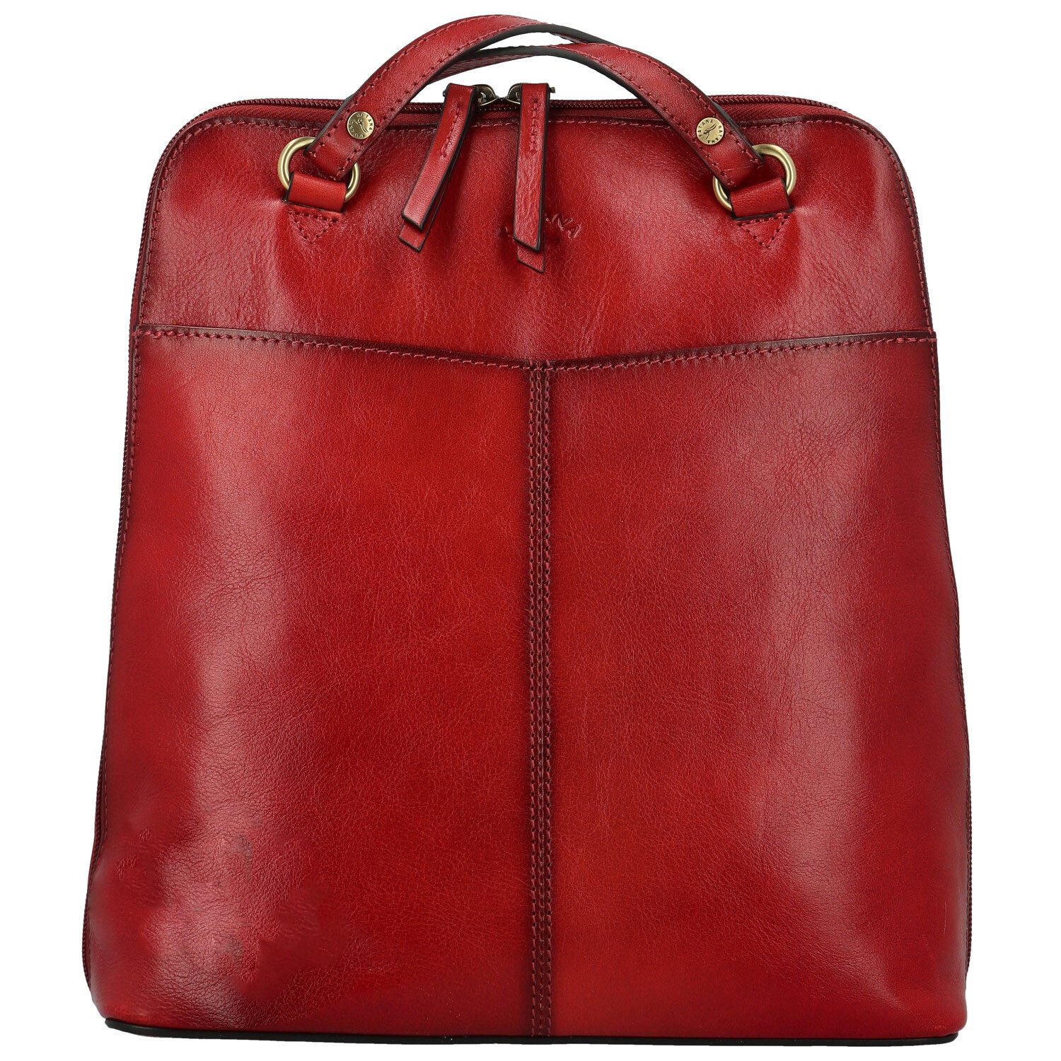 Dámský kožený kabelko/batoh vínový - Katana Reweka