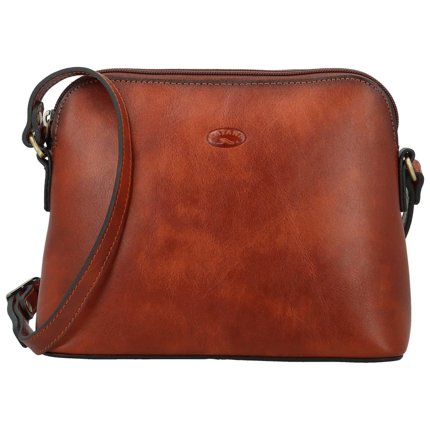 Dámská kožená crossbody/taška hnědá - Katana Akíra