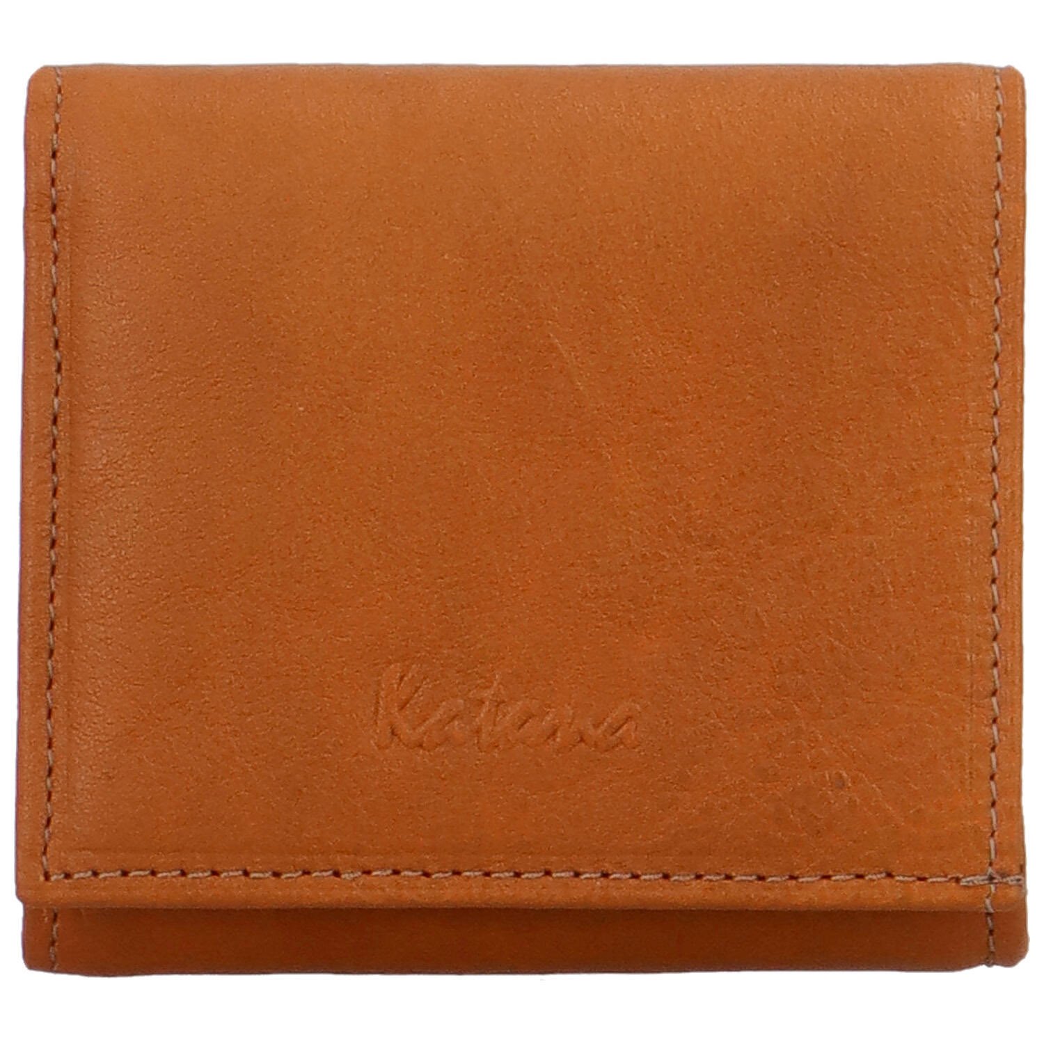 Levně Dámská kožená peněženka oranžová - Katana Triwia