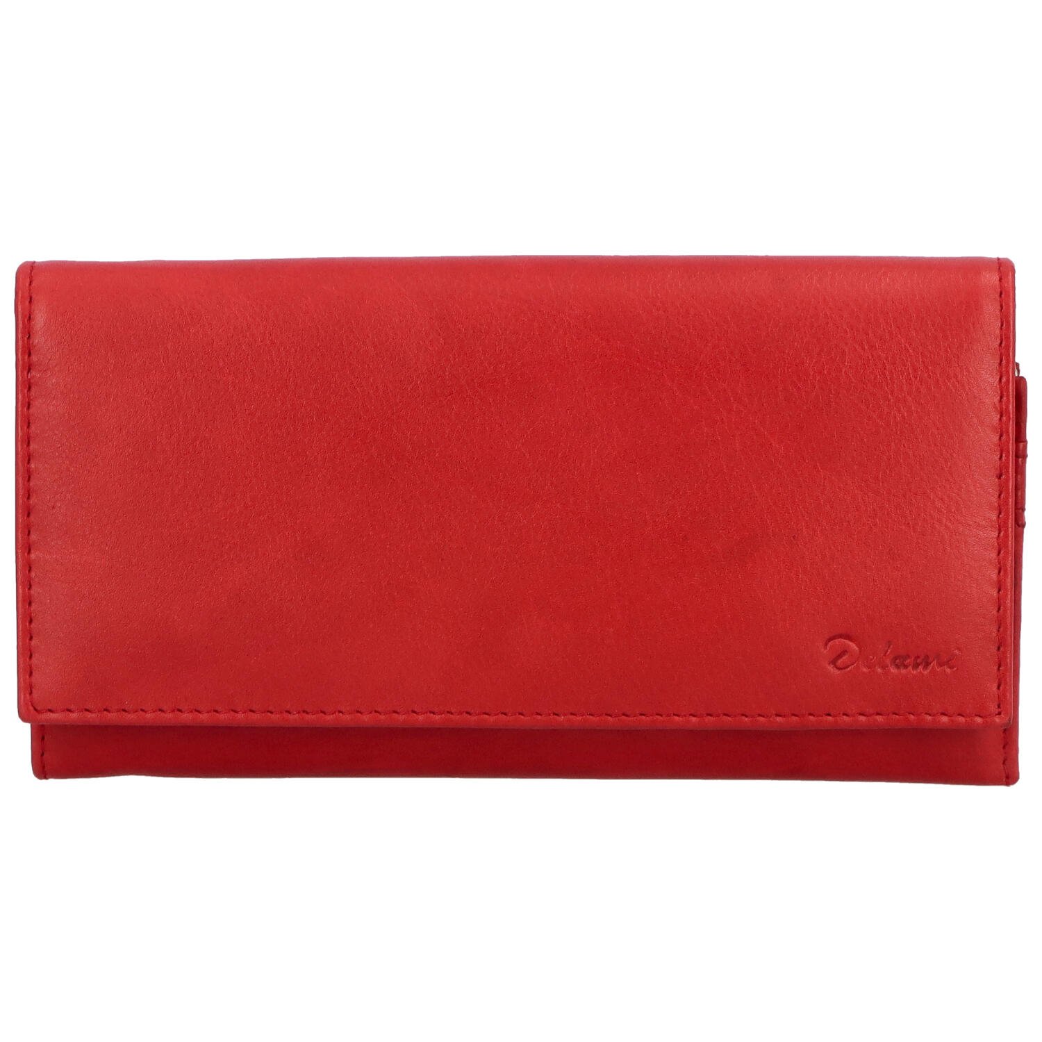 Levně Dámská kožená peněženka červená - Delami Grentta
