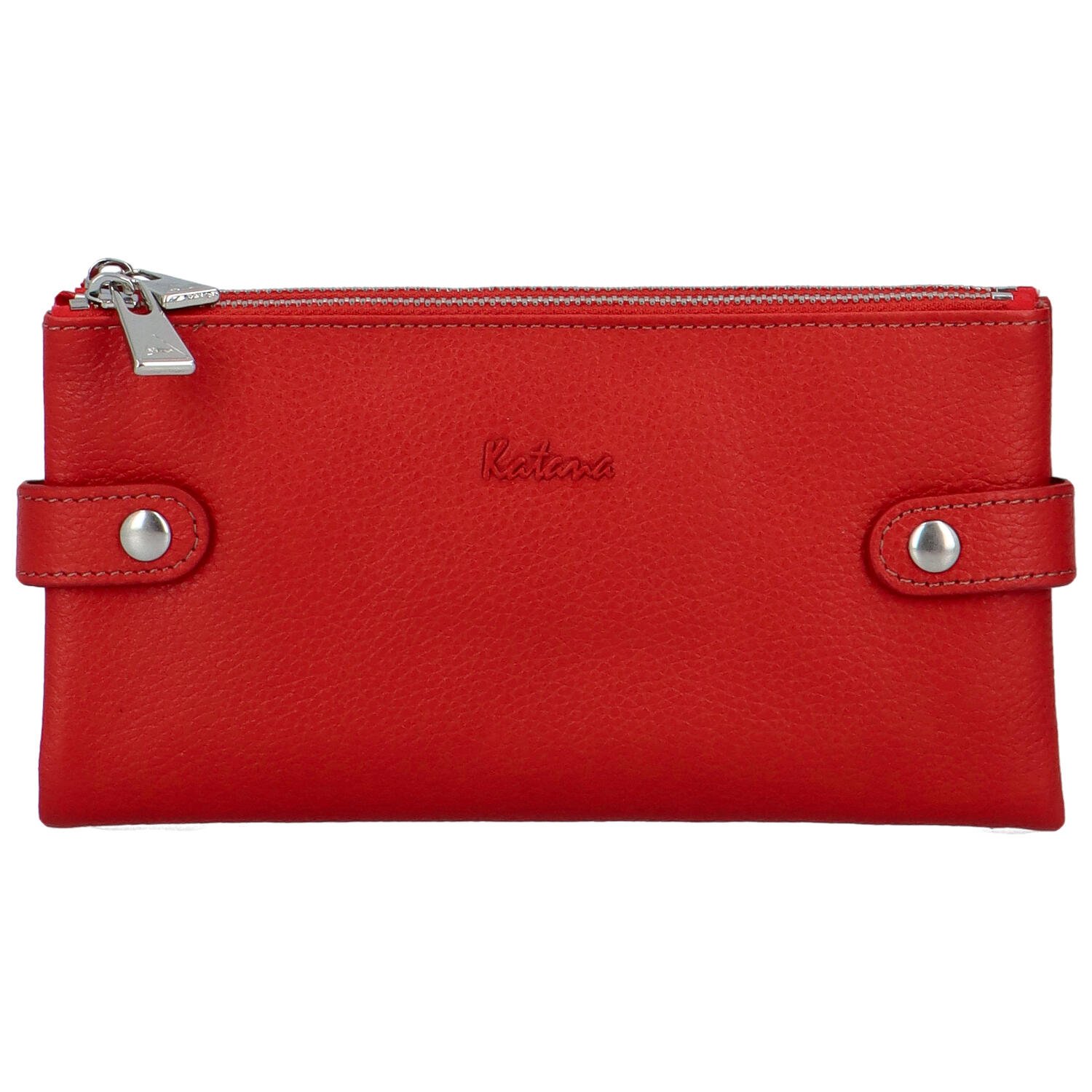 Levně Dámská kožená peněženka červená - Katana Mullina