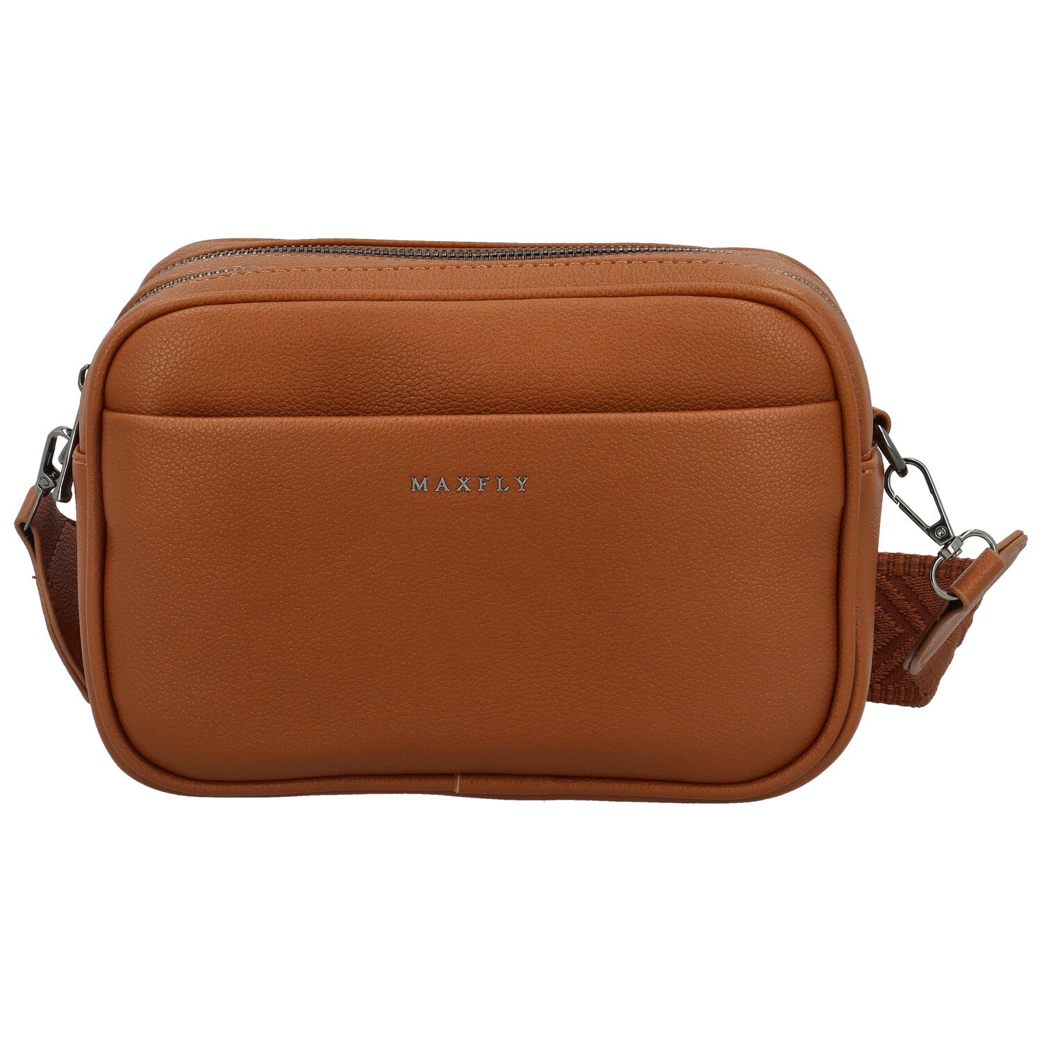 Dámská crossbody kabelka koňaková hnědá - MaxFly Merita