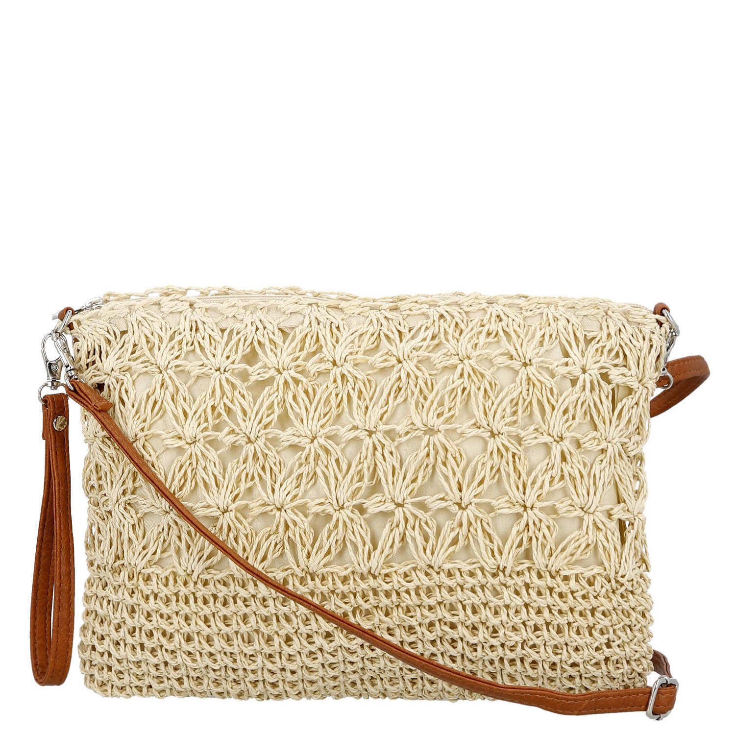 Dámská crossbody kabelka krémová - Firenze Seiya