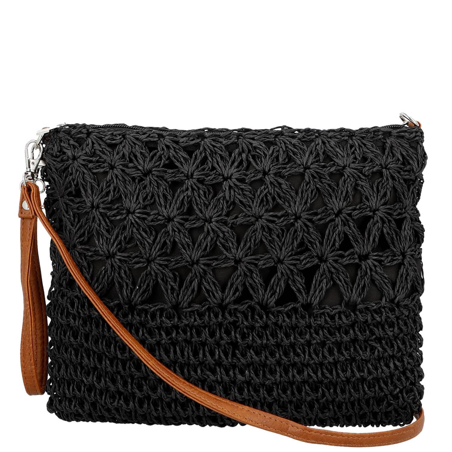 Dámská crossbody kabelka černá - Firenze Seiya