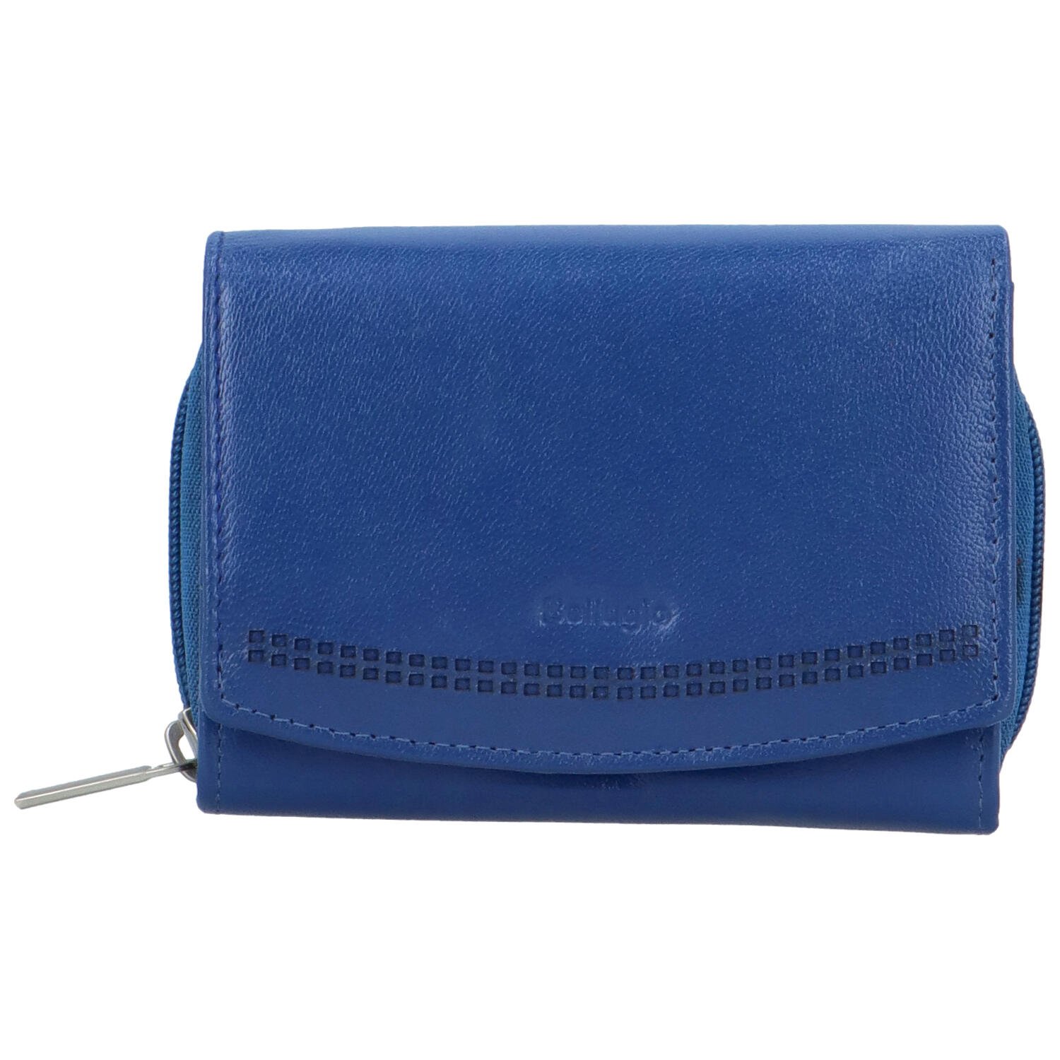 Levně Dámská kožená peněženka tmavě modrá - Bellugio Odetta