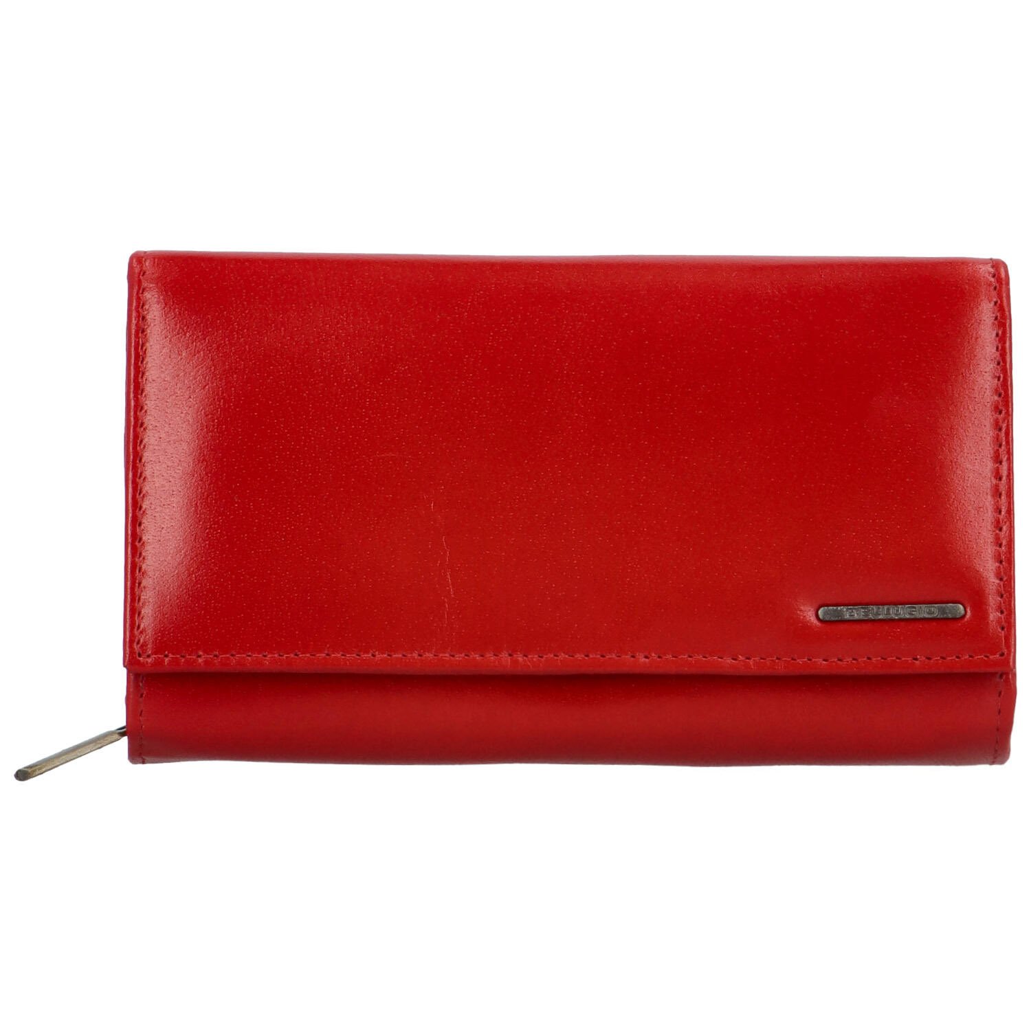 Levně Dámská kožená peněženka červená - Bellugio Sandra