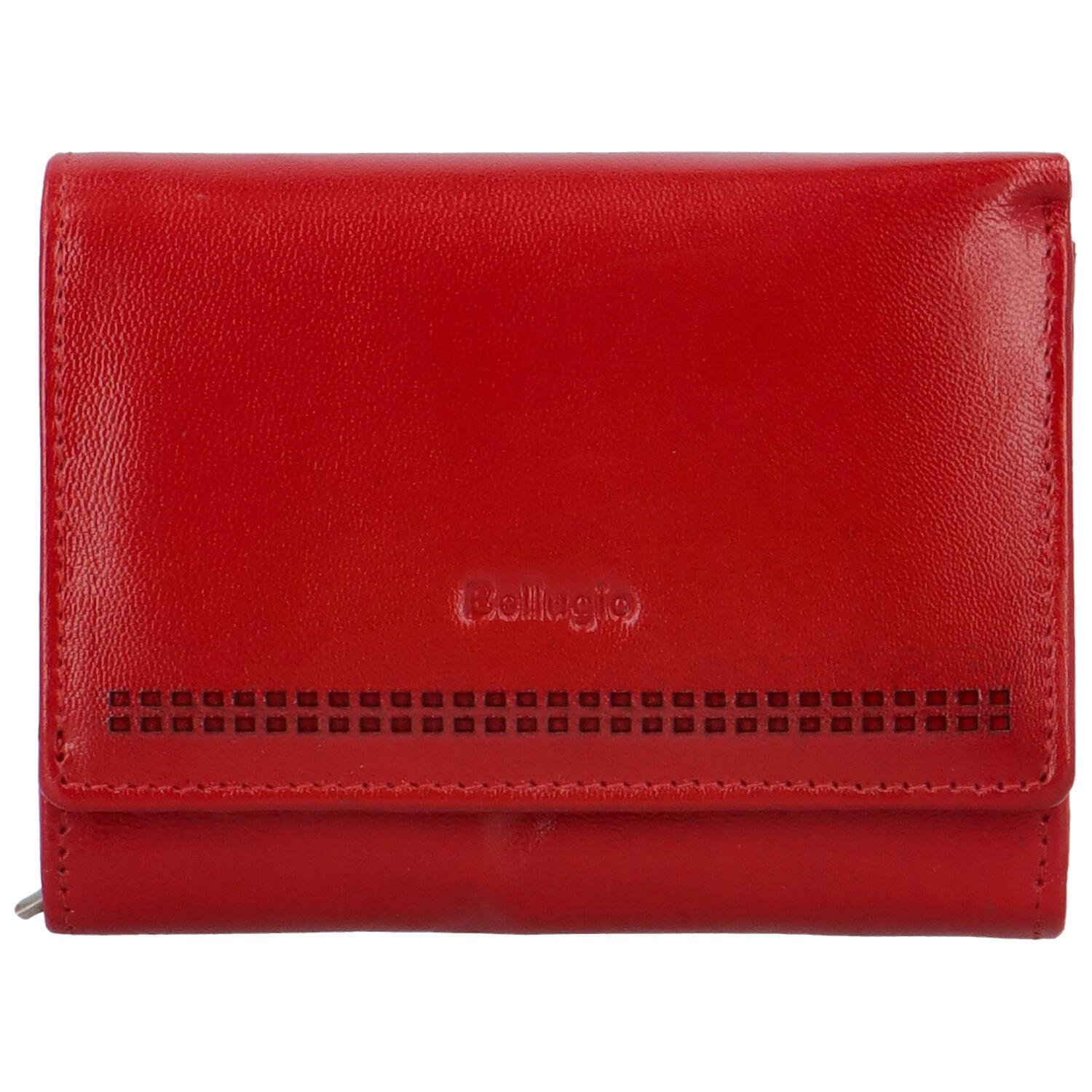 Levně Dámská kožená peněženka červená - Bellugio Glorgia