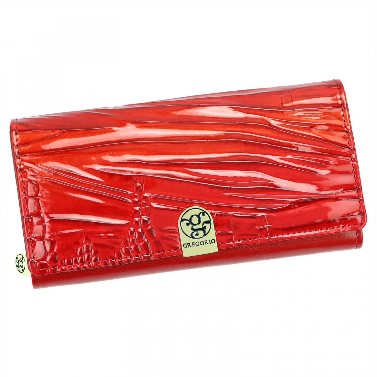Levně Dámská kožená peněženka červená - Gregorio Storgana