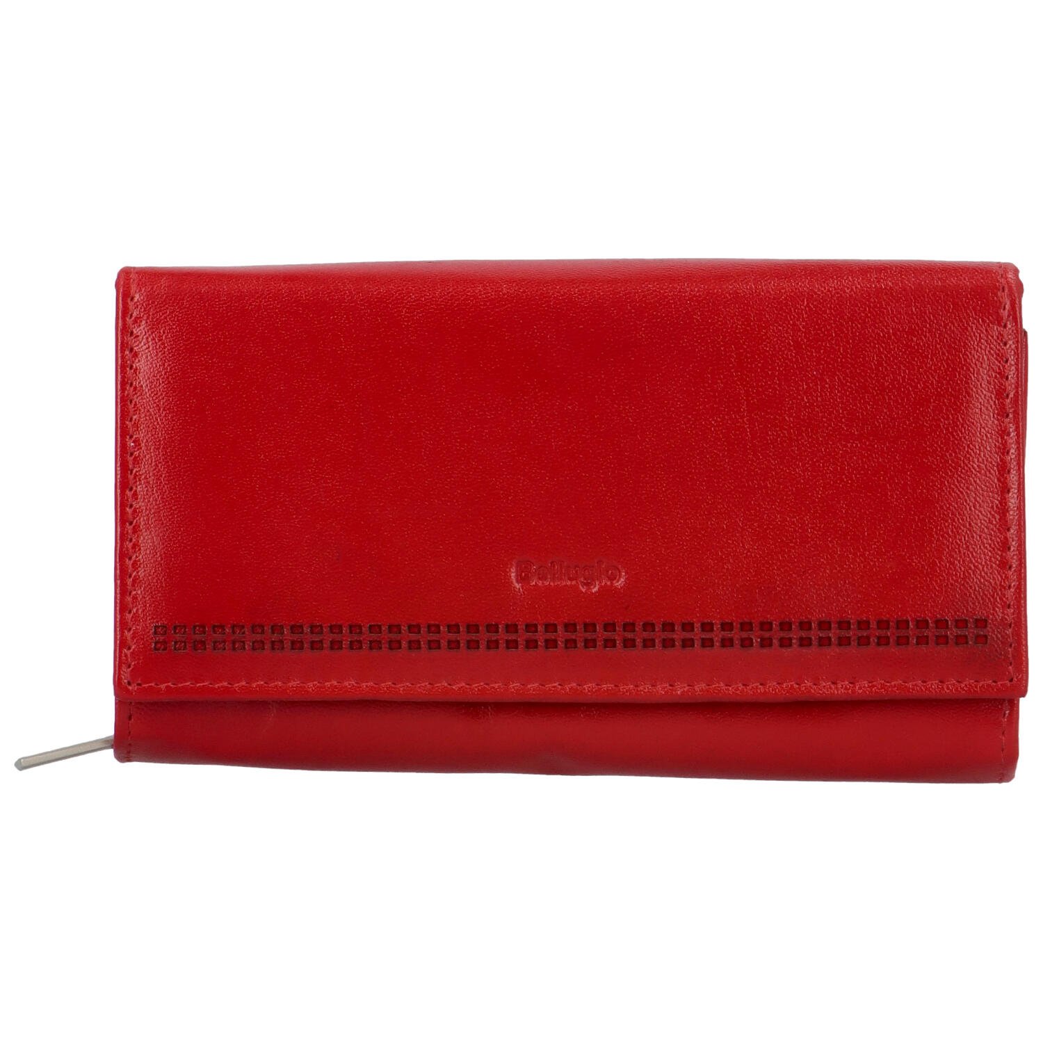 Levně Dámská kožená peněženka červená - Bellugio Ermína