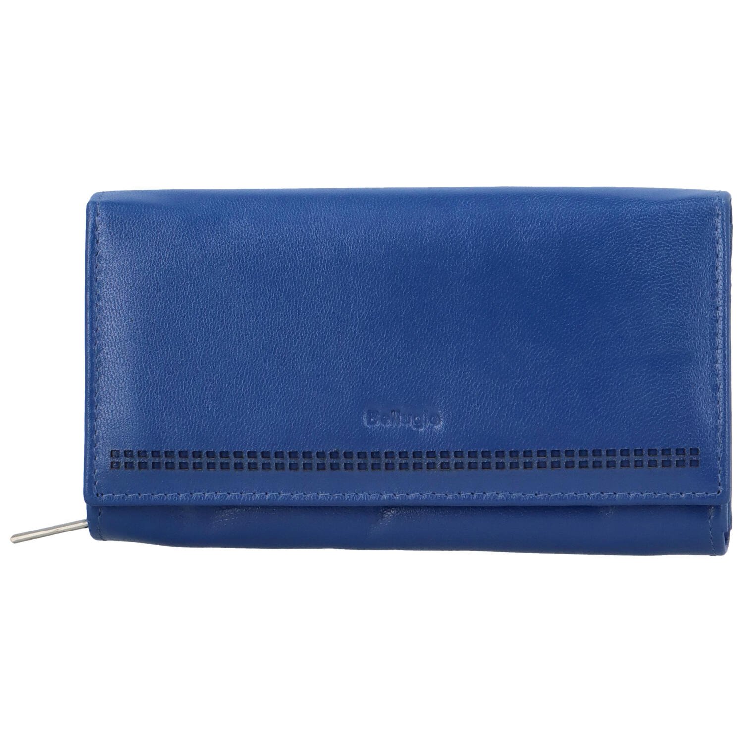 Levně Dámská kožená peněženka modrá - Bellugio Ermína