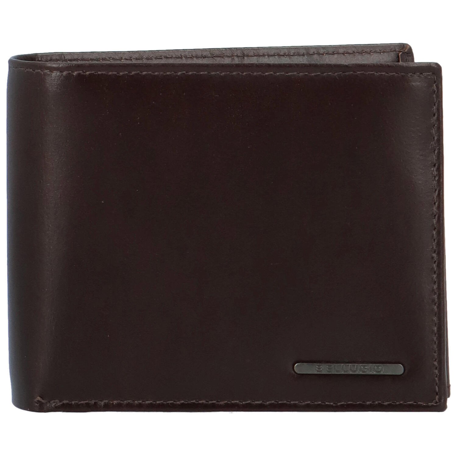 Pánská kožená peněženka hnědá - Bellugio Weron