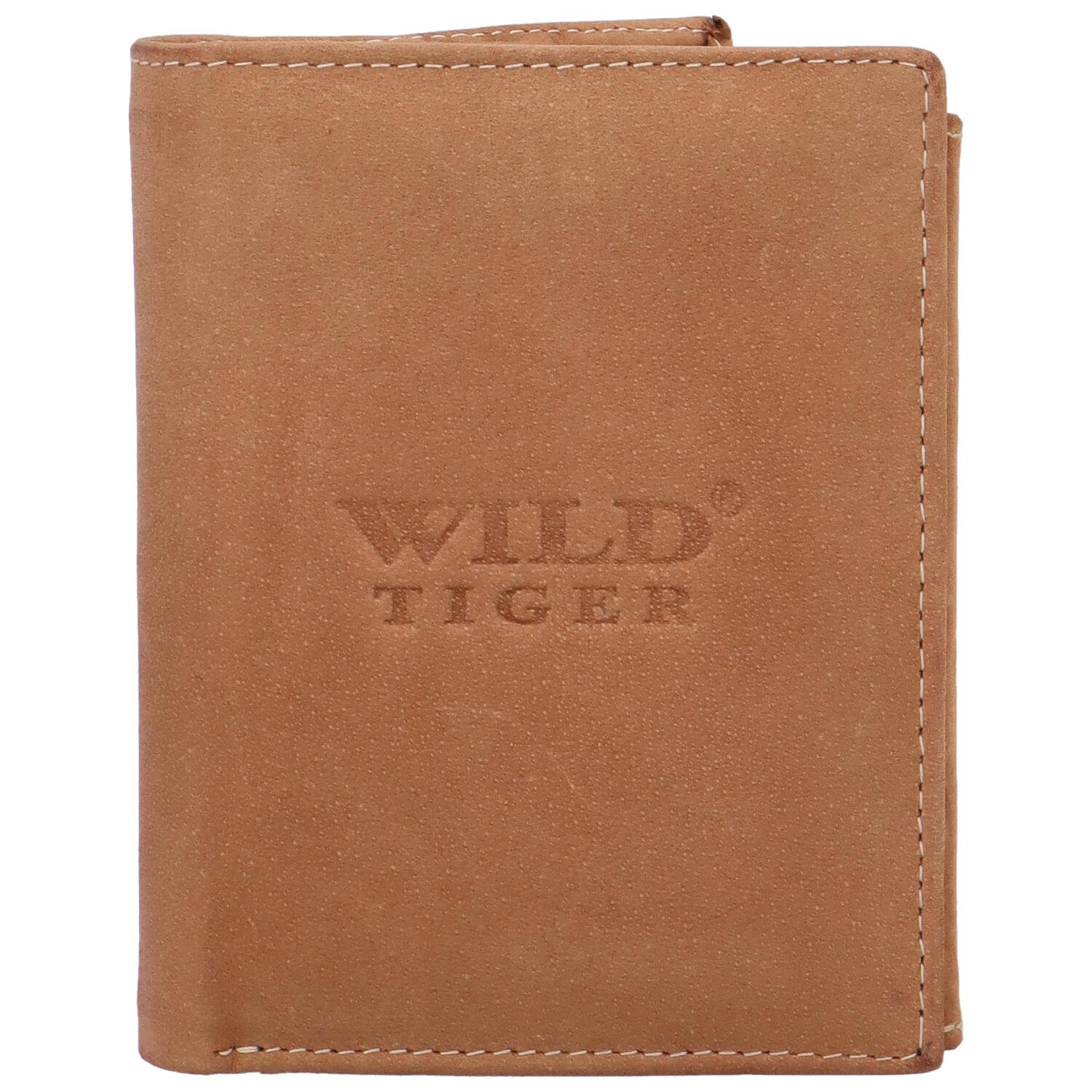 Levně Pánská kožená peněženka světle hnědá - Wild Tiger Stefan