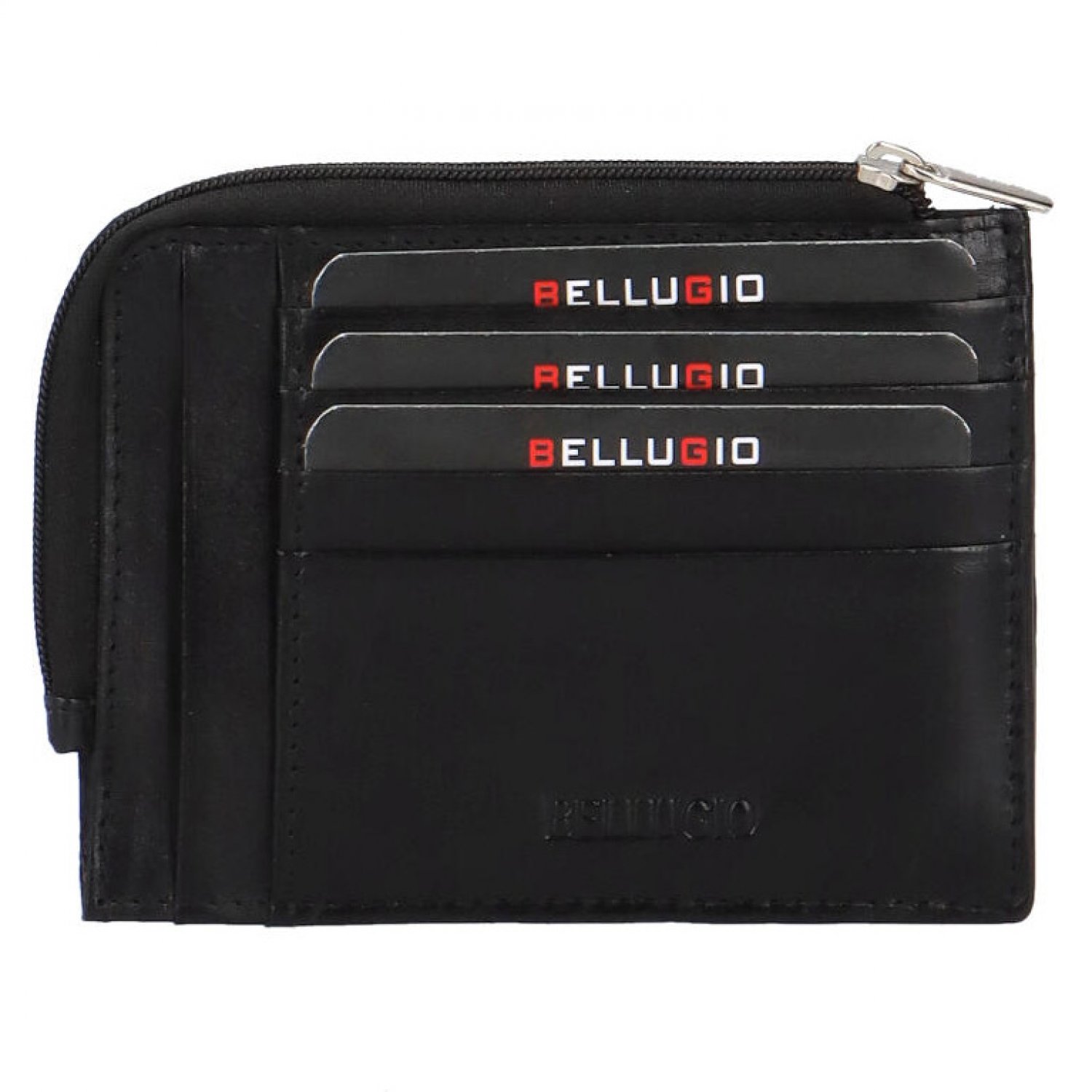 Kožené pouzdro na doklady černé - Bellugio Ruoxi