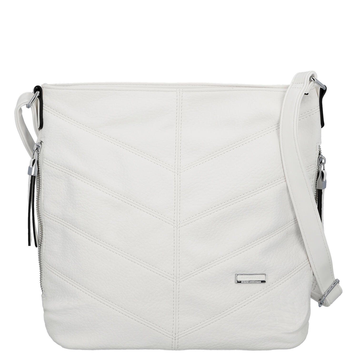 Dámská crossbody kabelka bílá - Firenze Semir