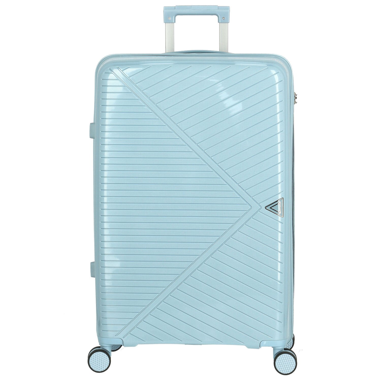 Cestovní plastový kufr světle modrý - Ormi Platon M