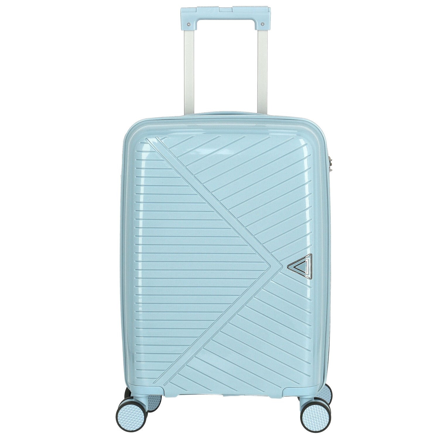 Cestovní plastový kufr světle modrý - Ormi Platon S