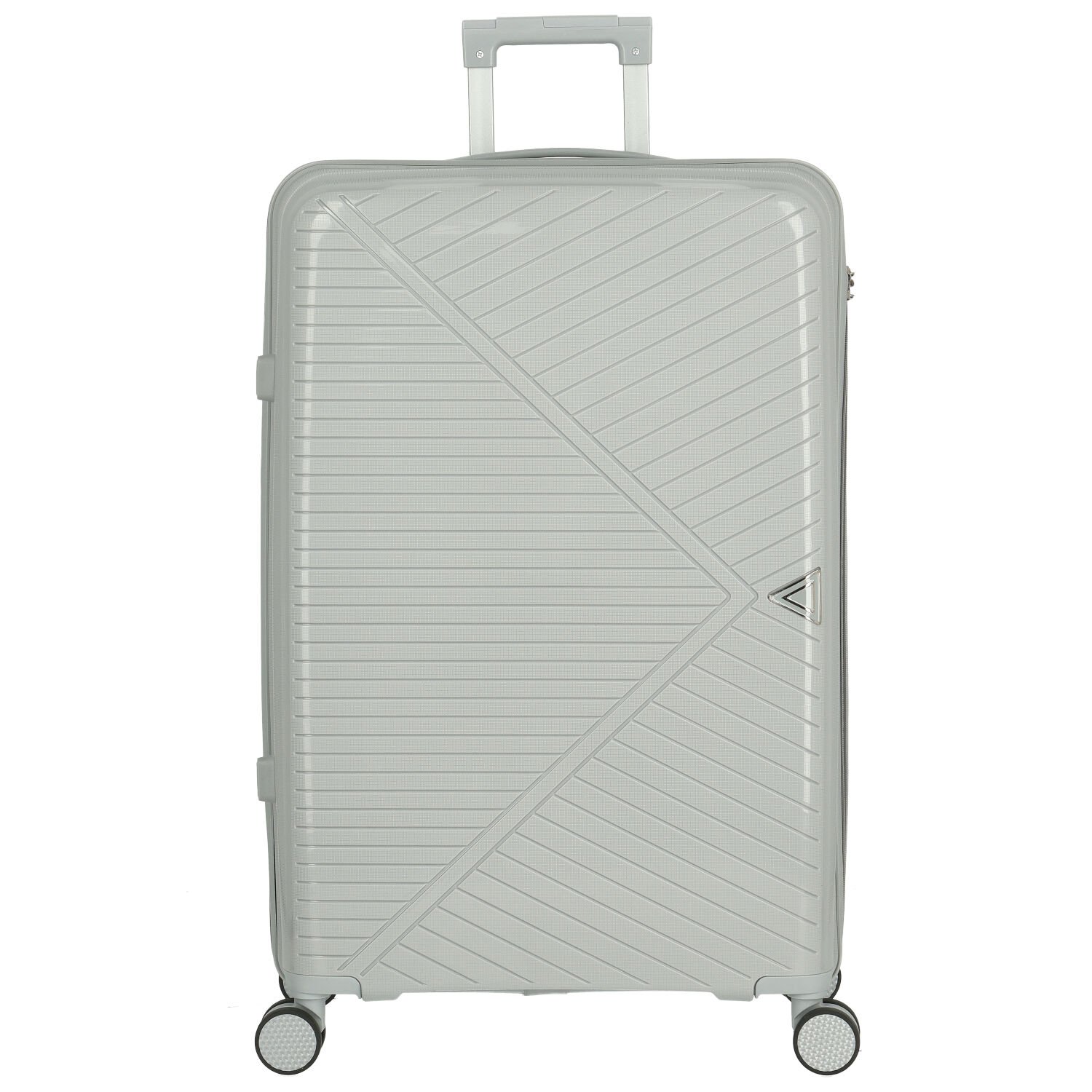 Cestovní plastový kufr stříbrný - Ormi Platon L