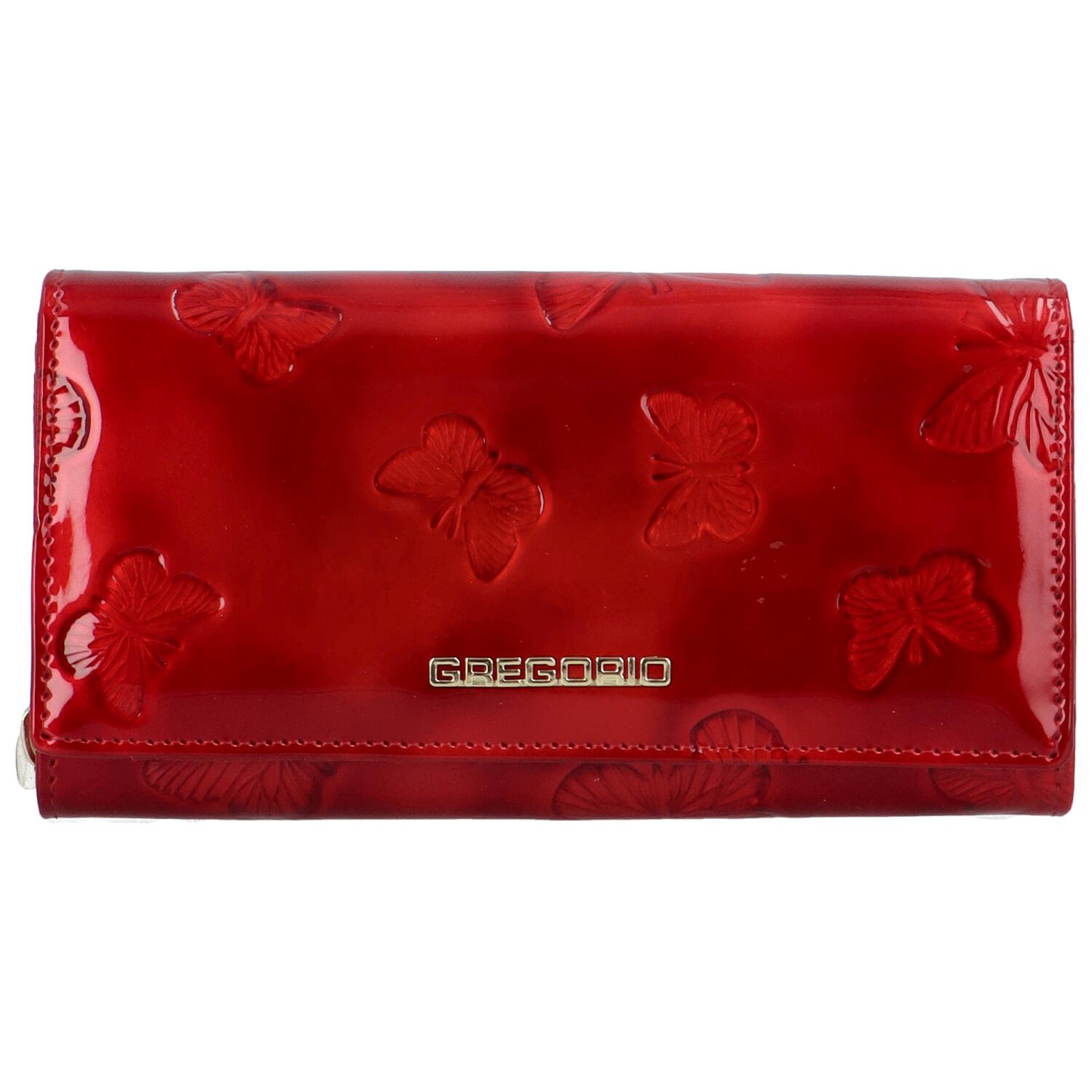 Levně Dámská kožená peněženka červená - Gregorio Encarnico