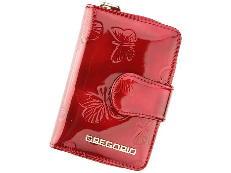 Levně Dámská kožená peněženka červená - Gregorio Dorianna