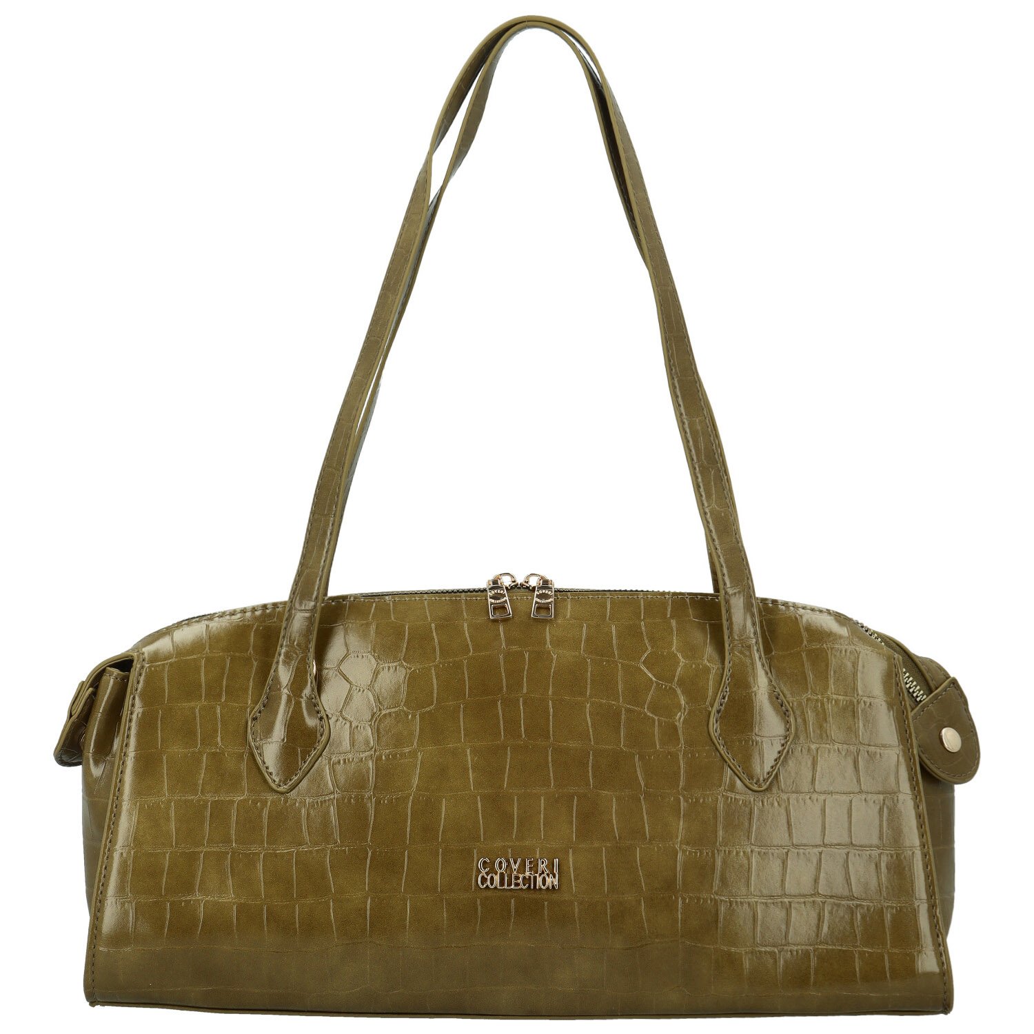 Dámská kabelka na rameno tmavě zelená - Coveri Krisia