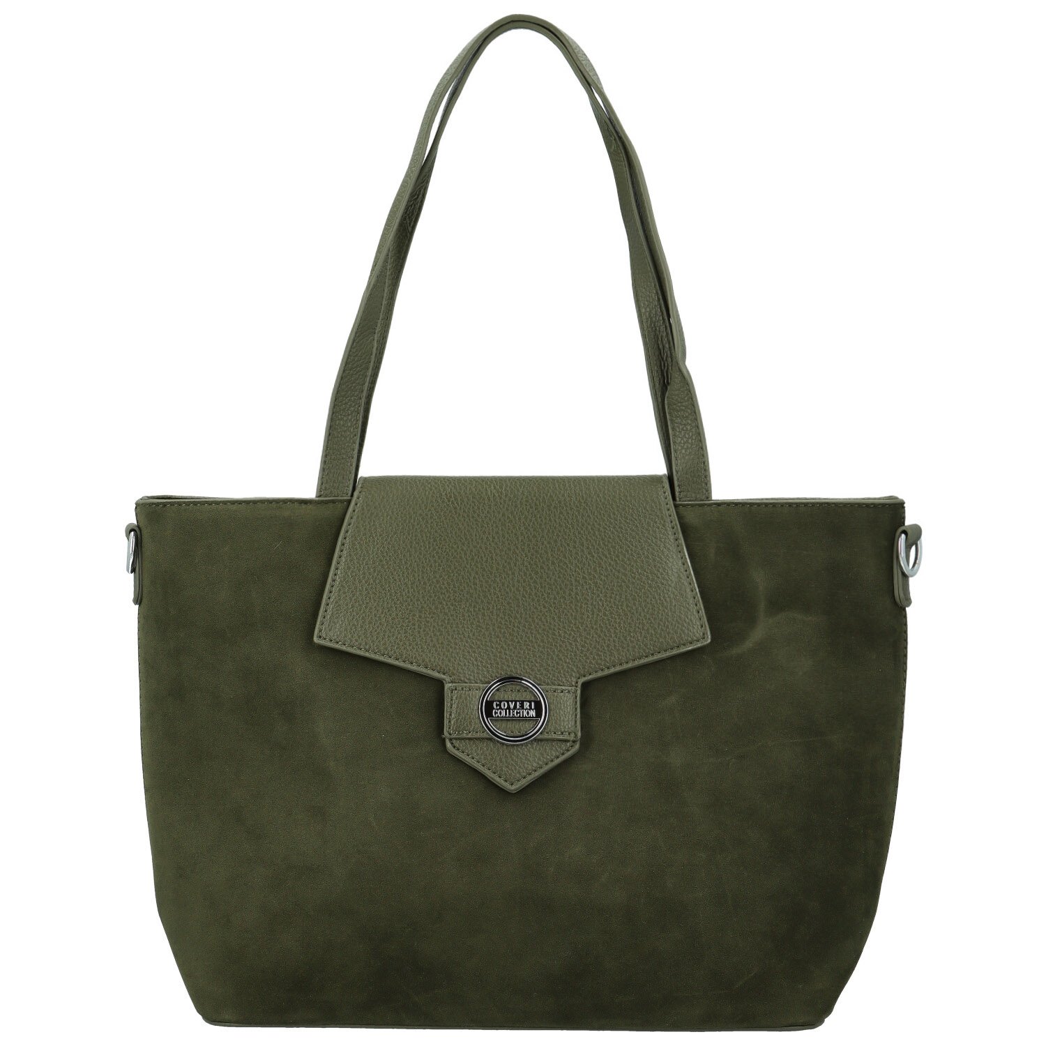 Dámská kabelka na rameno tmavě zelená - Coveri Lejla