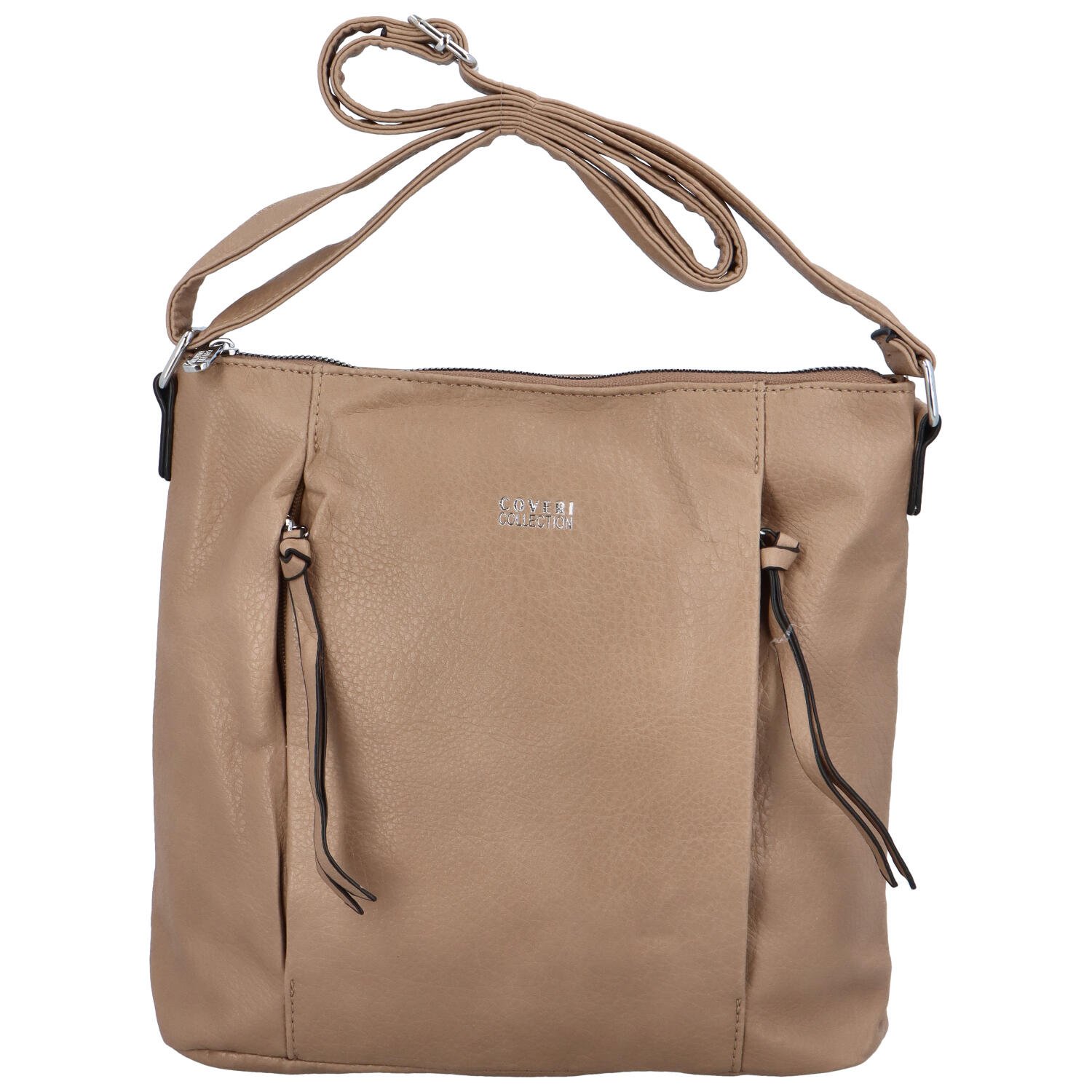 Dámská crossbody kabelka taupe - Coveri Beakty