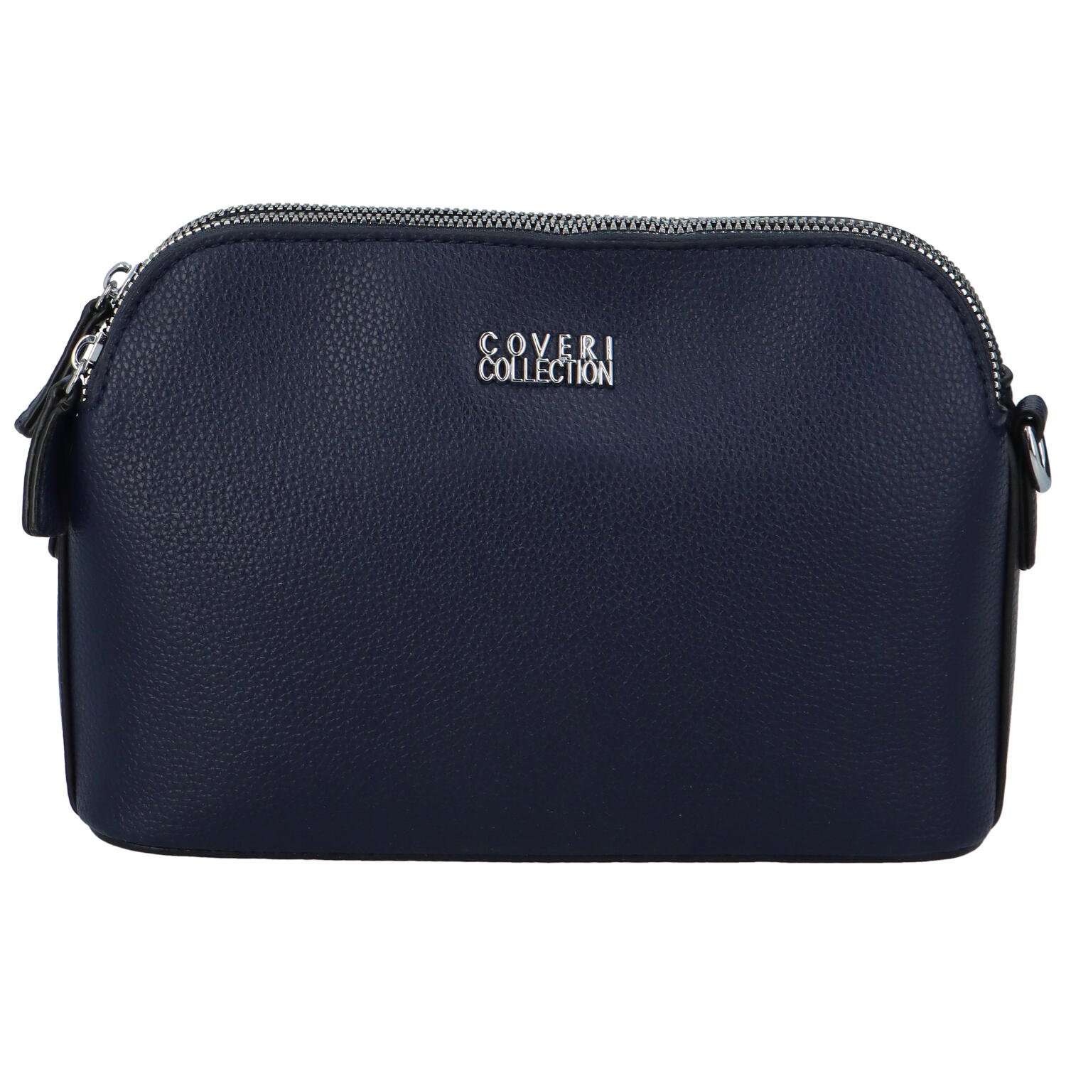 Pevná dámská crossbody kabelka tmavě modrá - Coveri Layla
