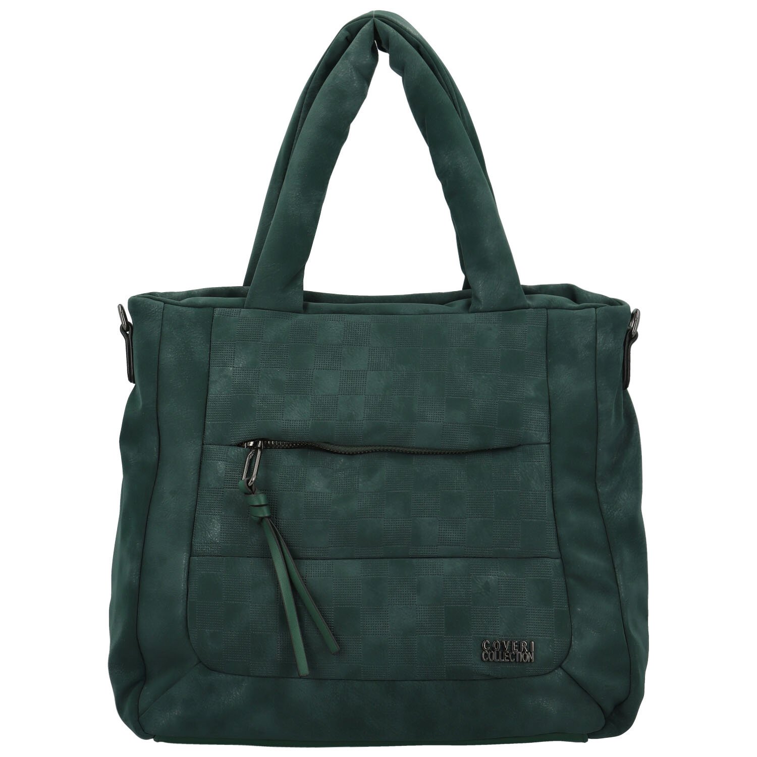 Dámská kabelka do ruky tmavě zelená - Coveri Natani