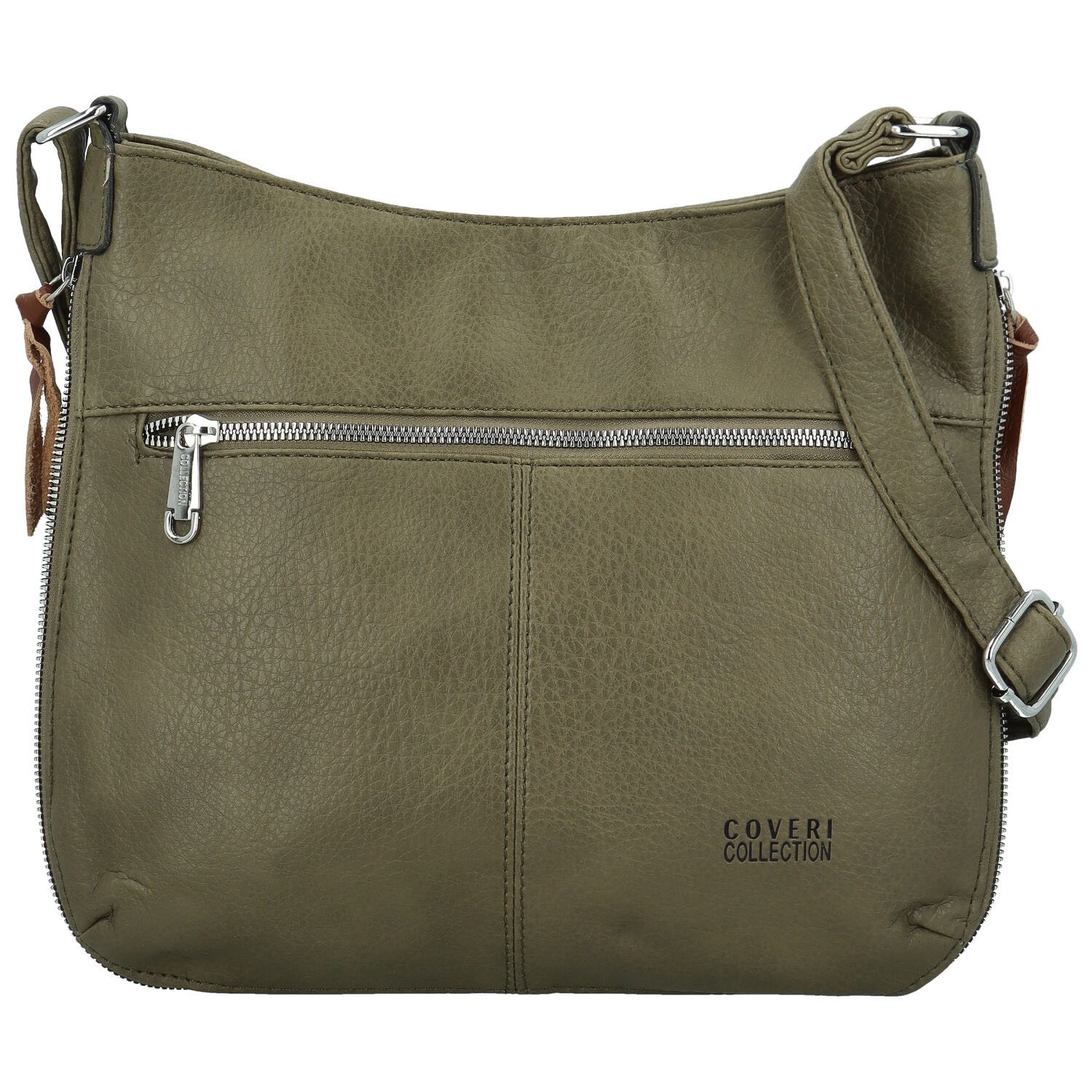 Dámská crossbody kabelka tmavě zelená - Coveri Kara