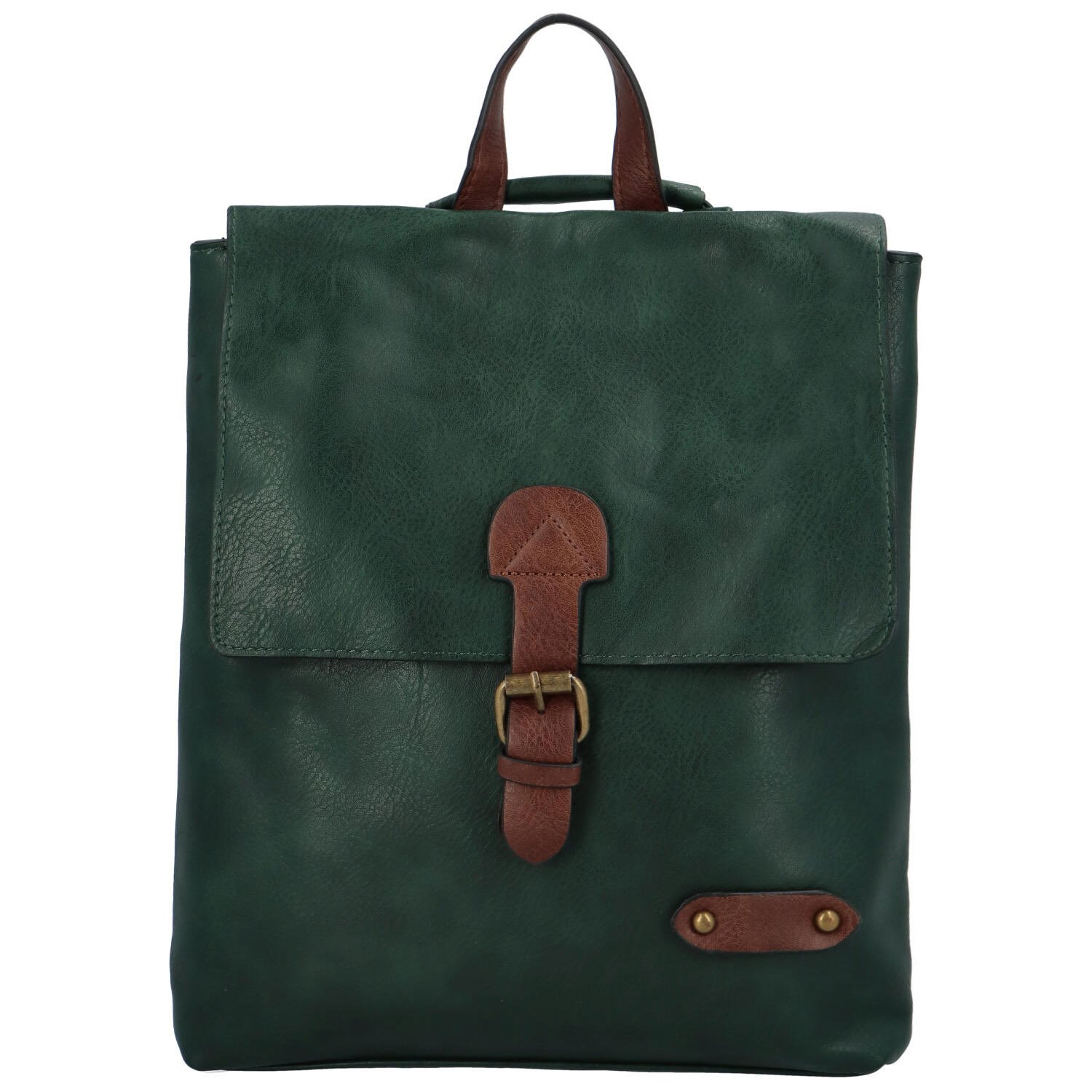 Levně Dámský kabelko batoh zelený - Coveri Atalanta
