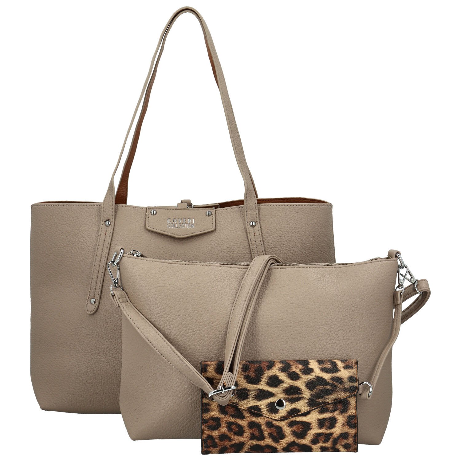Dámský set kabelek taupe - Coveri Gergana