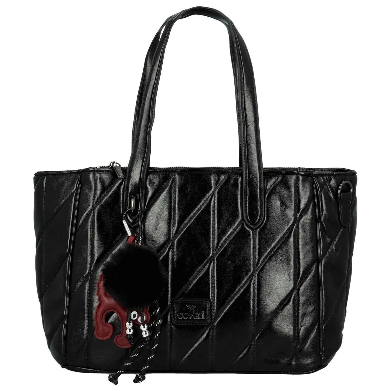 Dámská kabelka na rameno černá - Coveri Ounissa