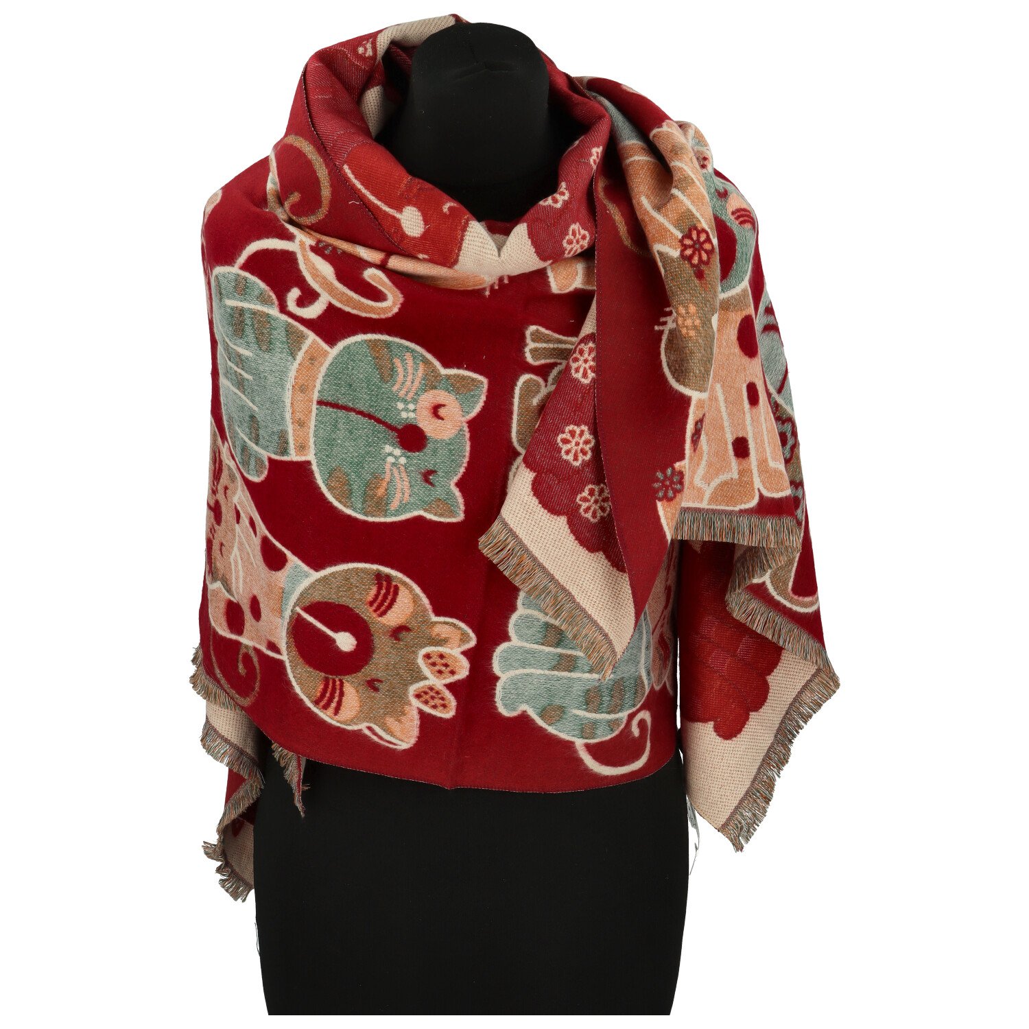 Dámská šála červená - Firenze Gitel