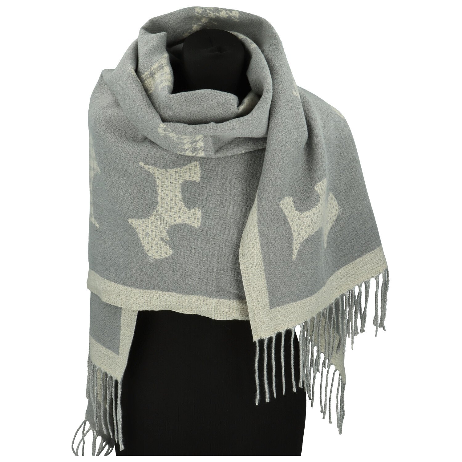 Dámská šála světle šedá - Firenze Simela