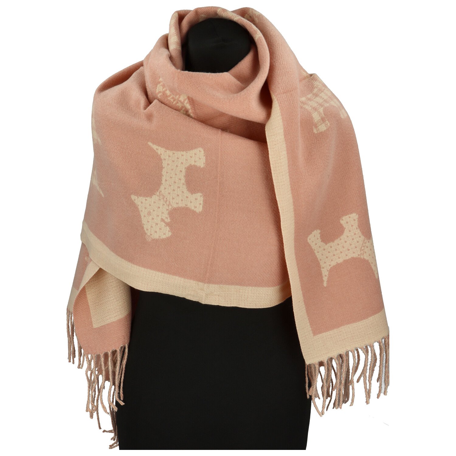 Dámská šála růžová - Firenze Simela