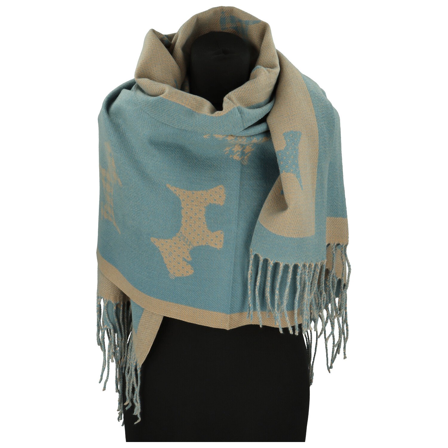 Dámská šála modrá - Firenze Simela