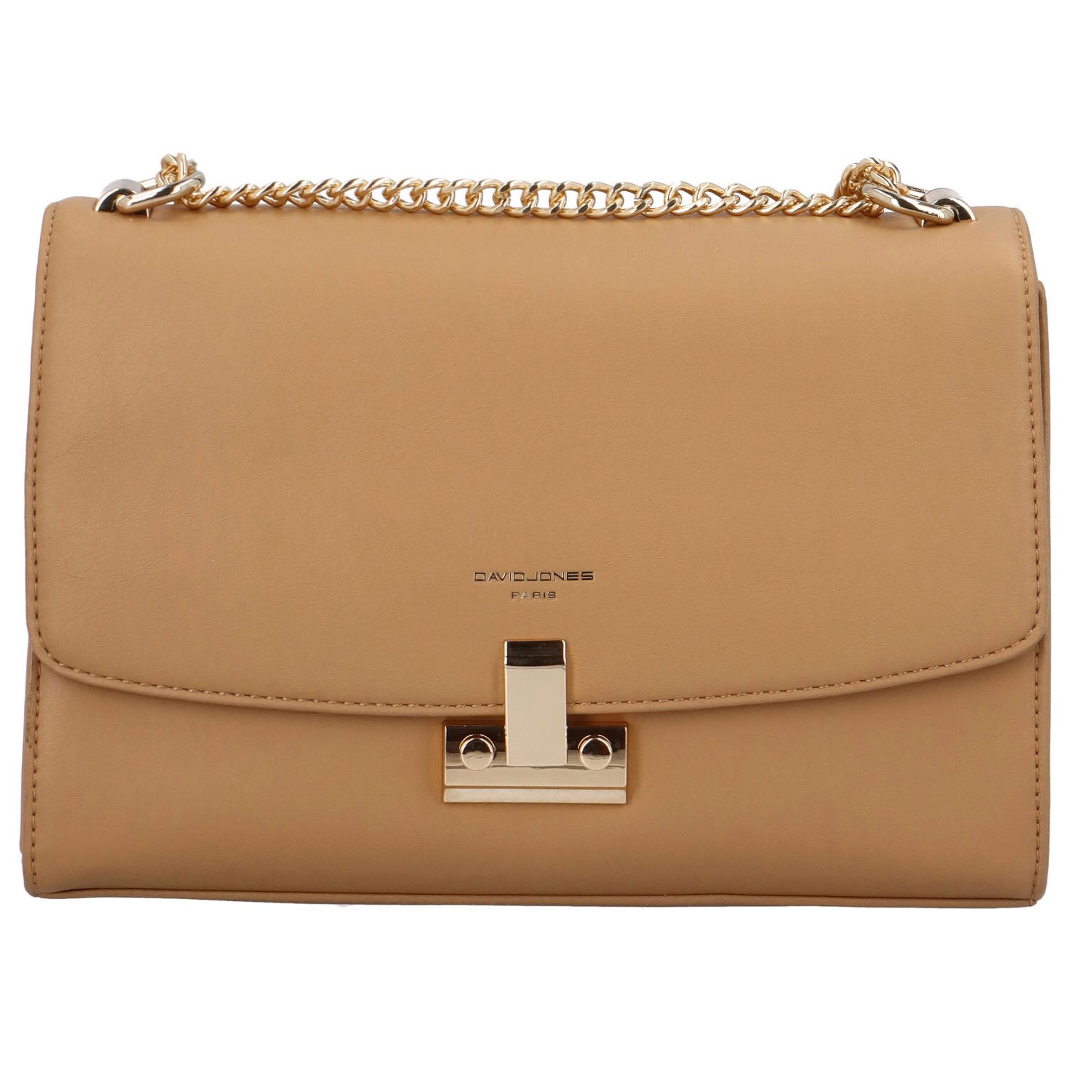 Levně Dámská crossbody kabelka camel - David Jones Paige