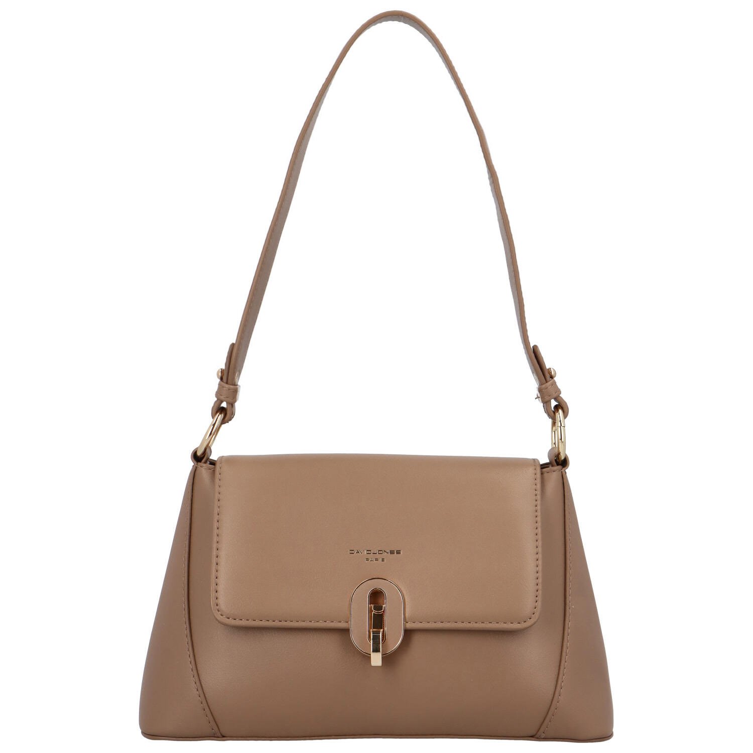 Levně Dámská crossbody kabelka taupe - David Jones Felecia